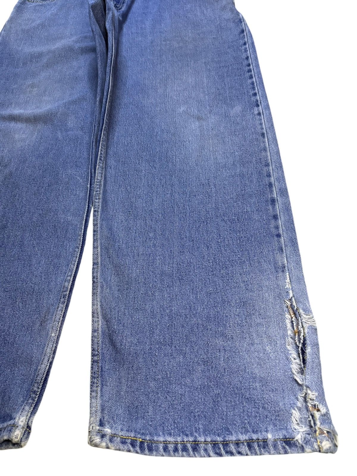 Levi's Vintage 90s Levis Silver Tab Distressed Baggy Jeans Size US 37 - 7 Thumbnail