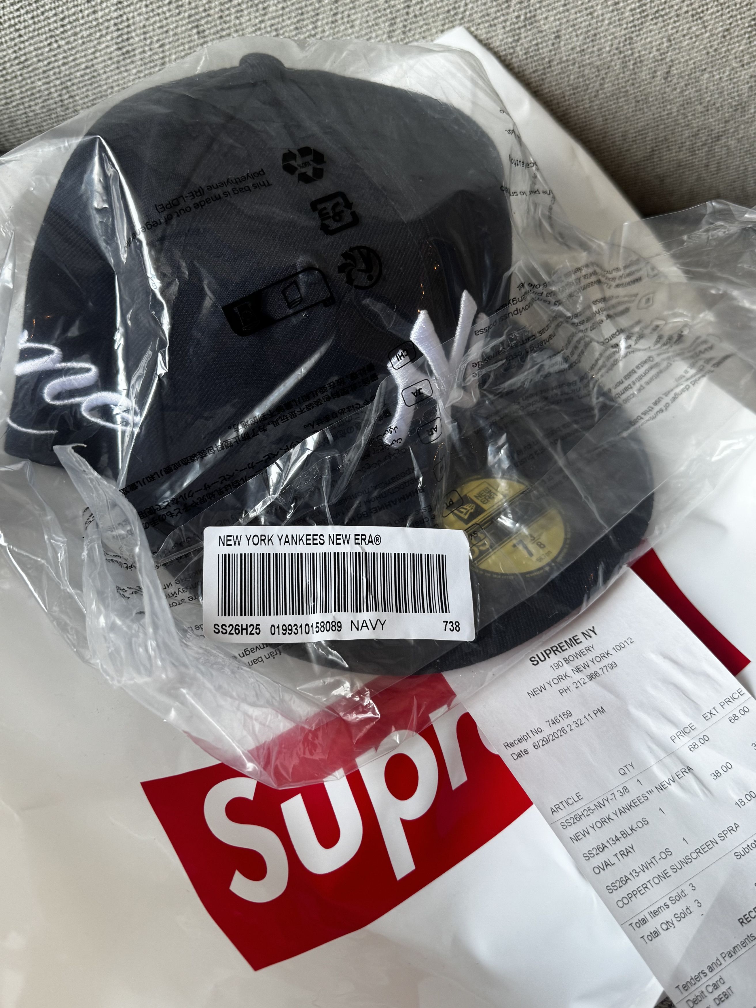 New Era × Supreme Supreme x New Era Devil S Logo Fitted Hat Size 7
