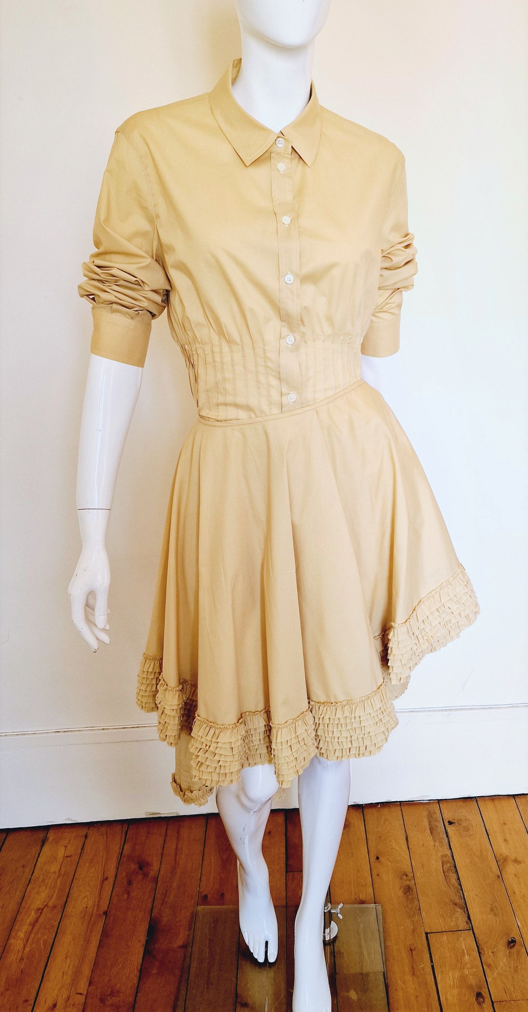 Alexander McQueen Alexander McQueen Dance of the Twisted Bull Runway Dress Size L / US 10 / IT 46 - 7 Thumbnail