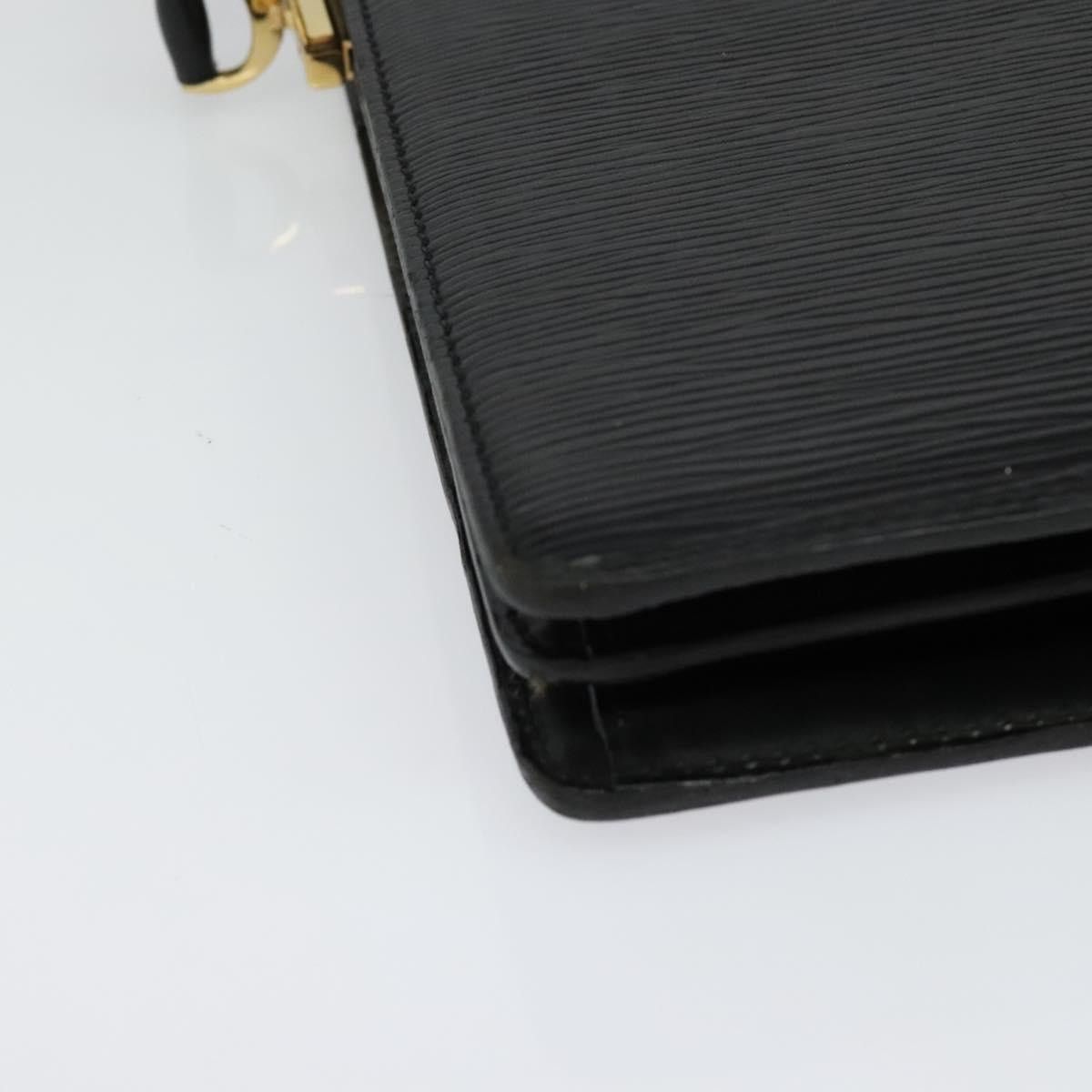 Louis Vuitton LOUIS VUITTON Epi Capuchin Shoulder Bag Black M52342 Size ONE SIZE - 14 Thumbnail