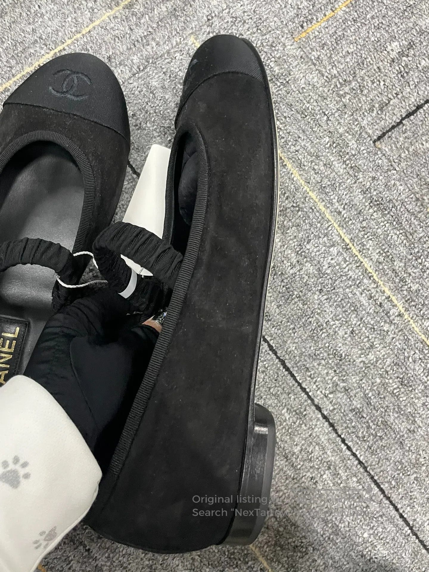 Chanel Chanel Black Mary Jane Flat Shoes| Size US 11.5 / IT 41.5 - 3 Thumbnail