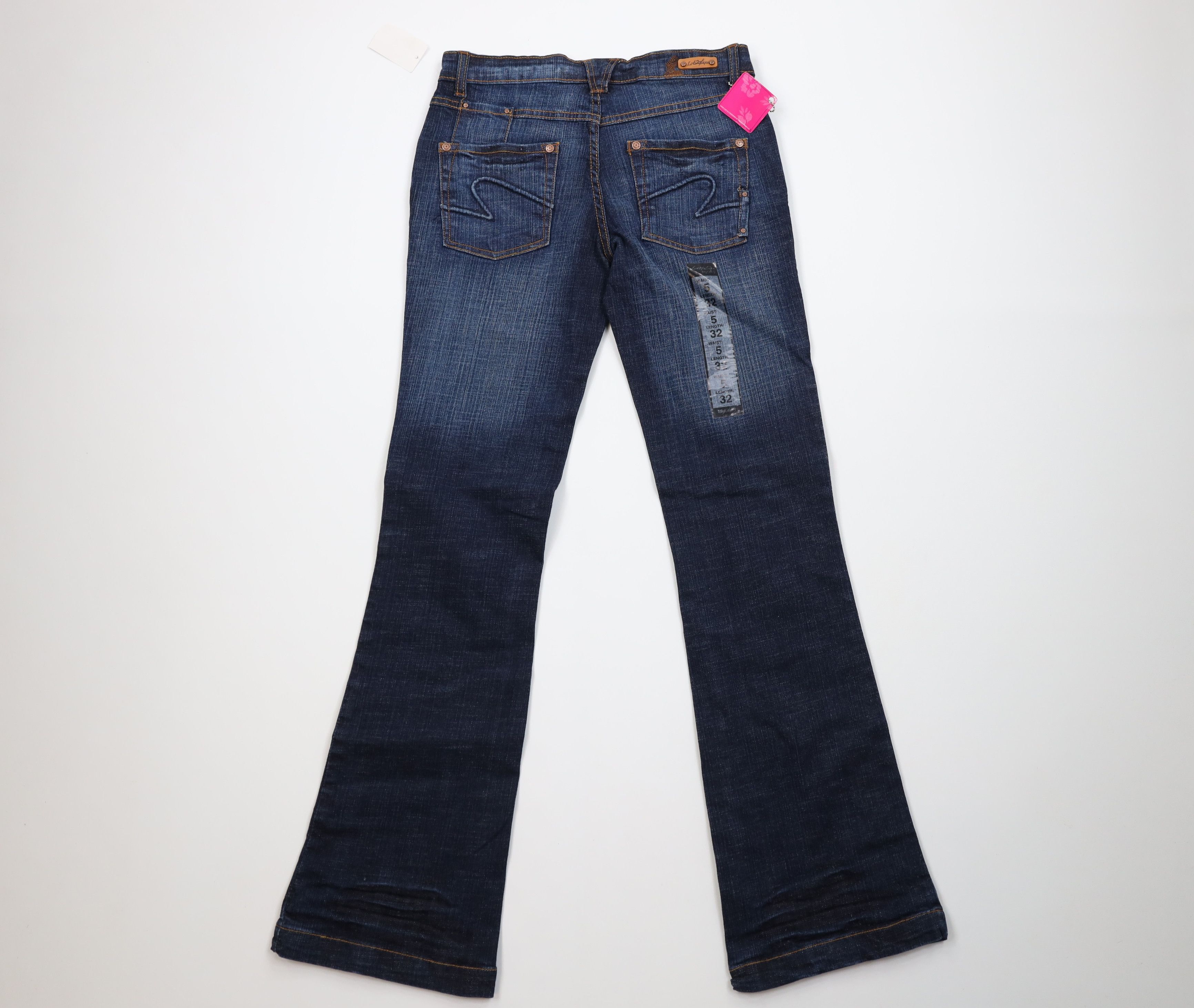 Vintage Deadstock Vintage Y2K Lot 29 Road Runner Flared Jeans Size 27" / US 4 / IT 40 - 8 Thumbnail