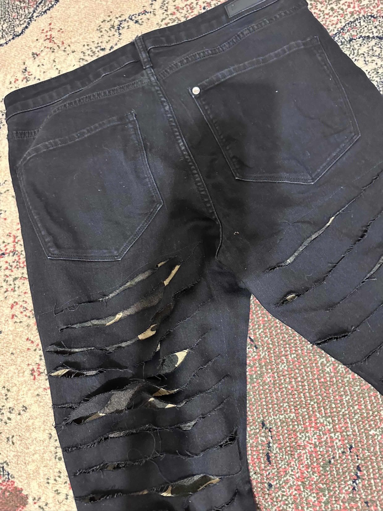 Handmade Custom made flared jeans Size US 34 / EU 50 - 6 Thumbnail