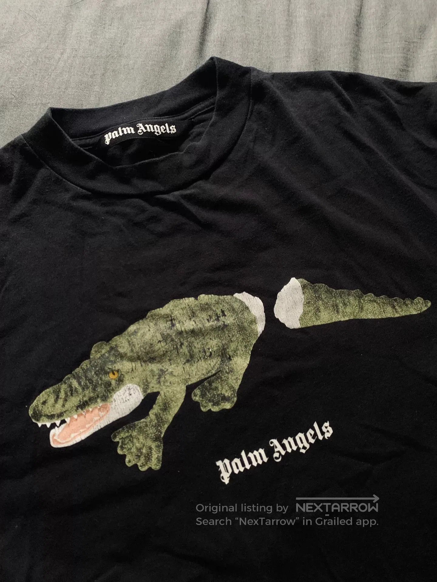 Palm Angels Palm Angels Crocodile Print Short Sleeve. Size US M / EU 48-50 / 2 - 2 Thumbnail