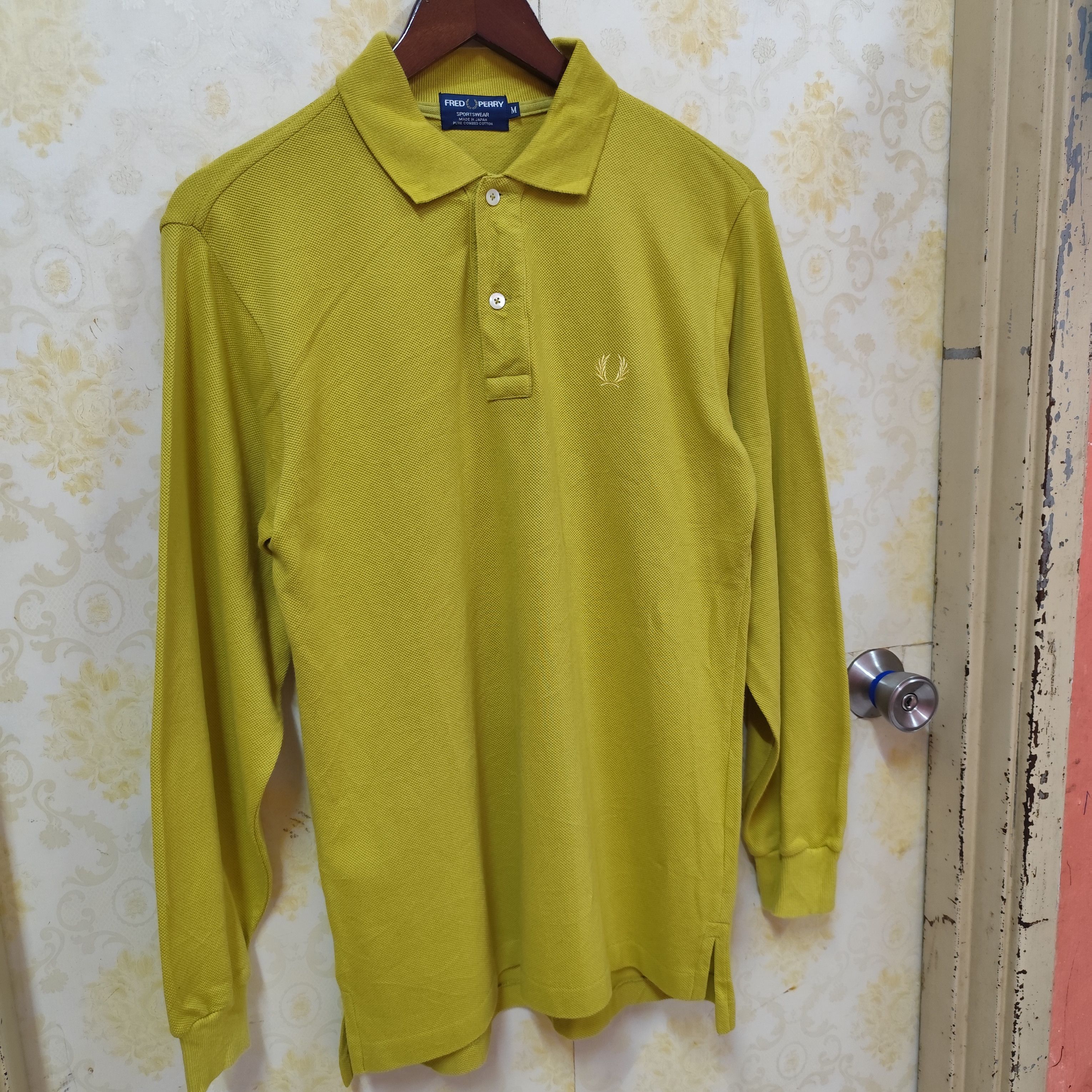 Fred Perry × Vintage 🇯🇵VINTAGE FRED PERRY LONG SLEEVE SHIRT MADE IN JAPAN Size US M / EU 48-50 / 2 - 2 Thumbnail