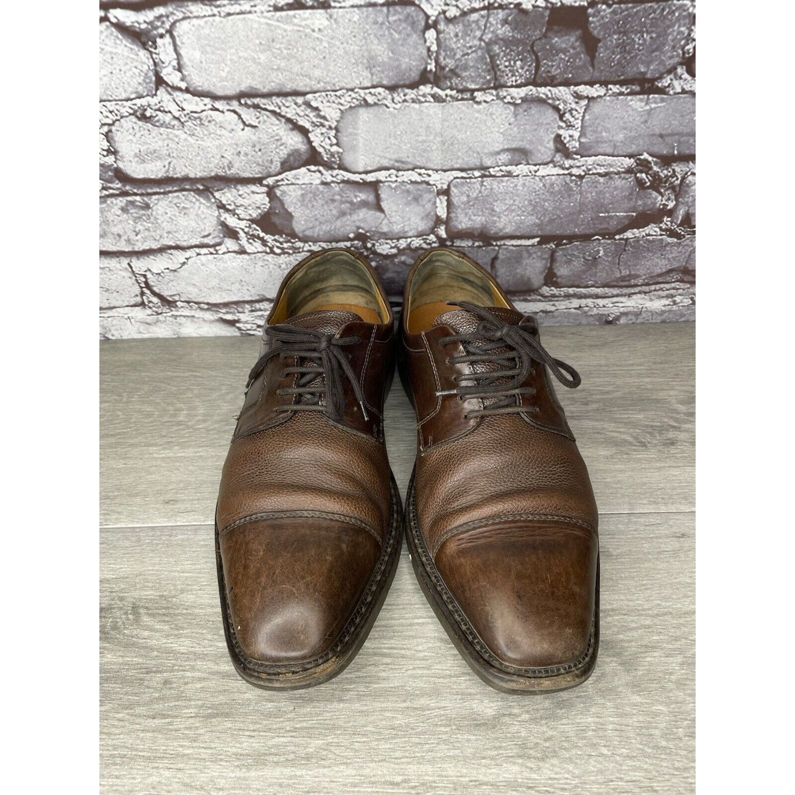 Mephisto Mephisto Goodyear Welt Brown Leather Oxfords Cap Toe Shoes M Size US 9.5 / EU 42-43 - 10 Thumbnail