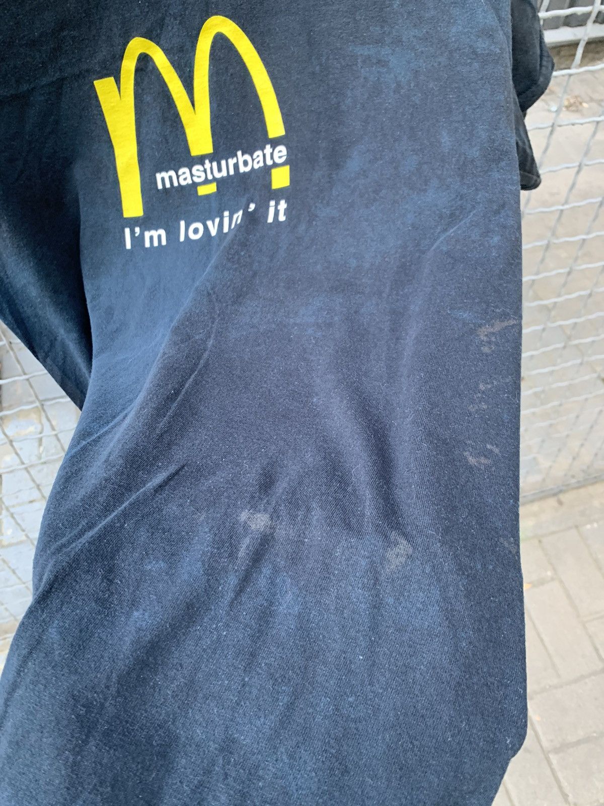 Vintage Vintage Masturbate I’m Lovin It Porn Sex Humor Tee Y2K Size US XL / EU 56 / 4 - 6 Thumbnail