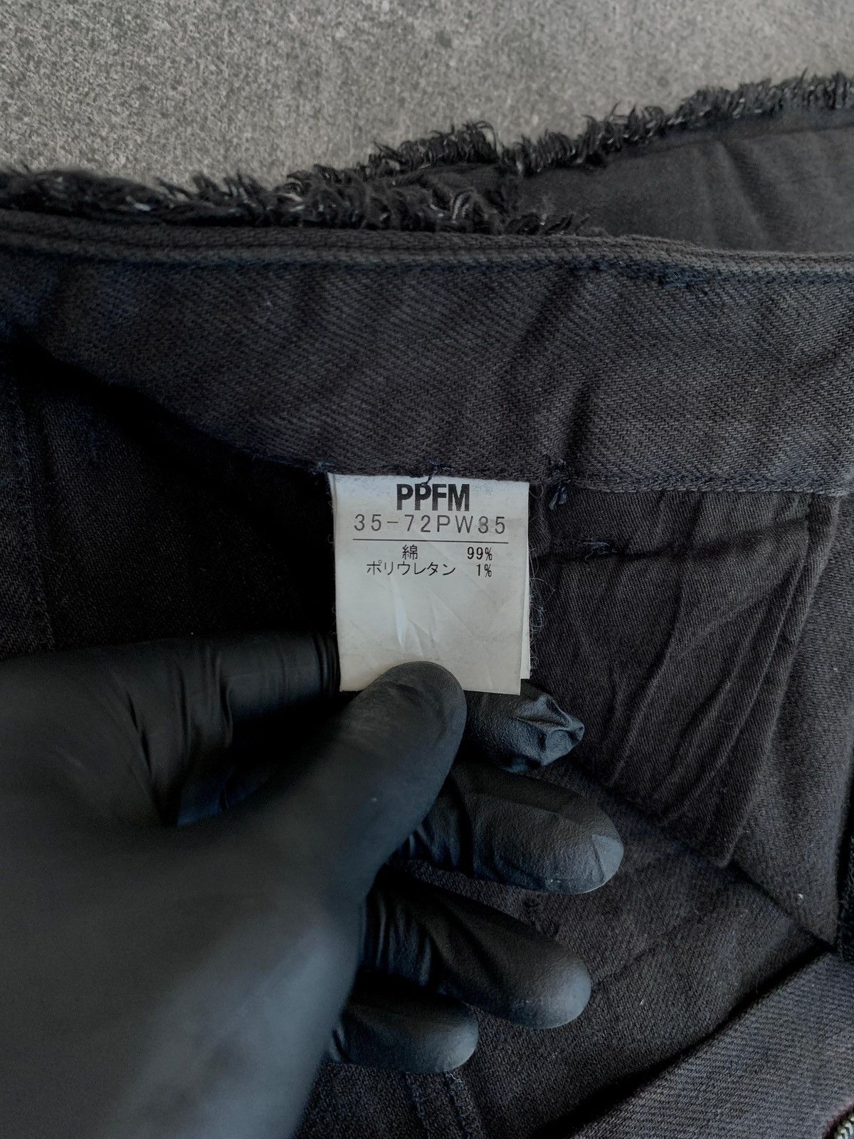 PPFM FREE TAX! Distressed Unfinished Seam Denim Jeans - 32” Size US 32 / EU 48 - 8 Thumbnail