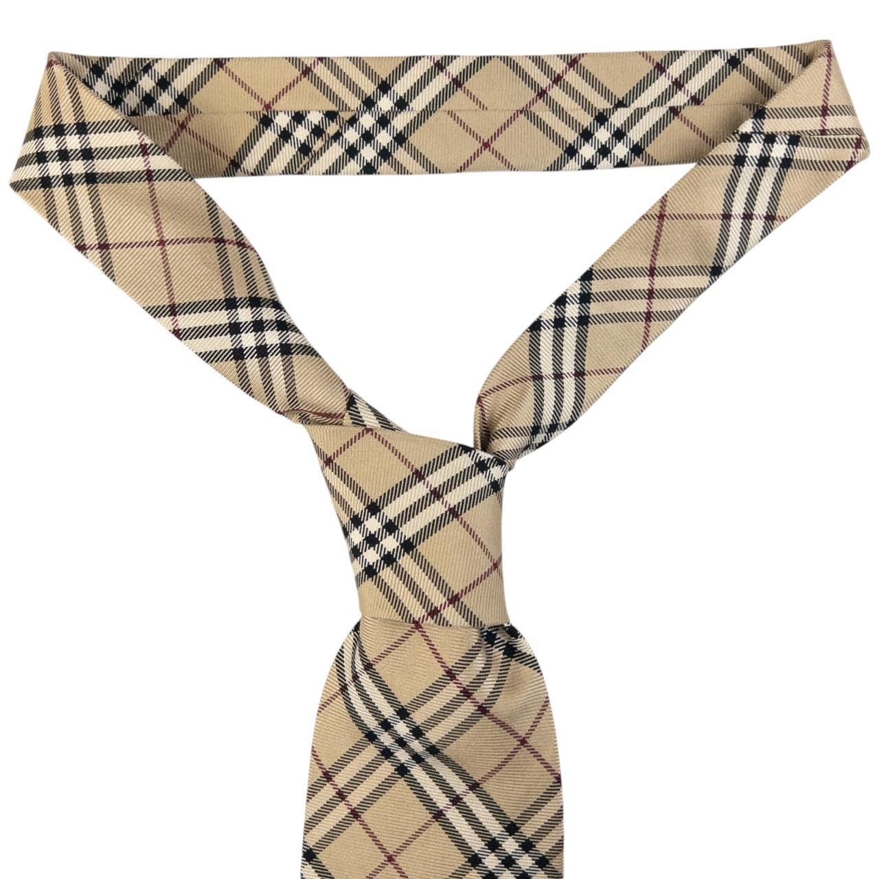 Burberry Vintage Burberry Nova Check Silk Tie Size ONE SIZE - 3 Thumbnail