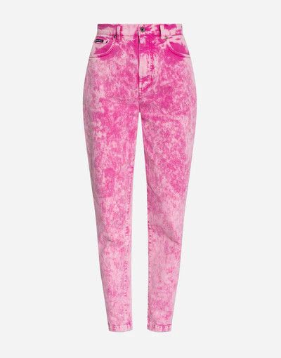 Dolce & Gabbana o1y0825 Denim Pant in Pink Size 30" / US 8 / IT 44 - 1 Thumbnail