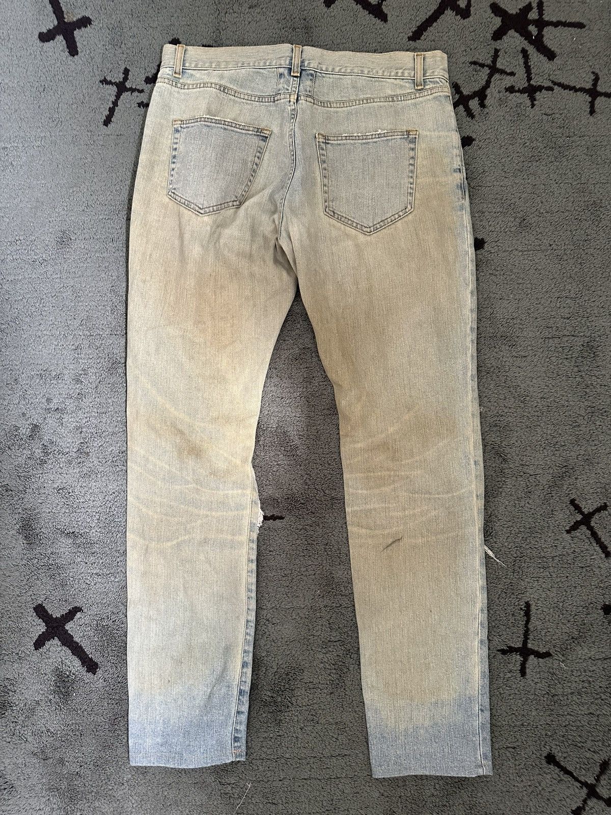 Saint Laurent Paris Saint Laurent Slimane 2015 Crash Denim Size US 32 / EU 48 - 2 Thumbnail