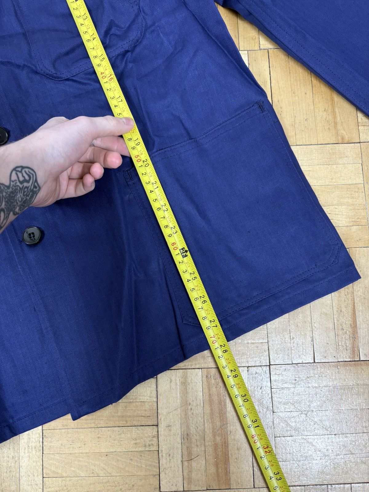 Vintage vintage German utility chore coat jacket Size US M / EU 48-50 / 2 - 6 Thumbnail