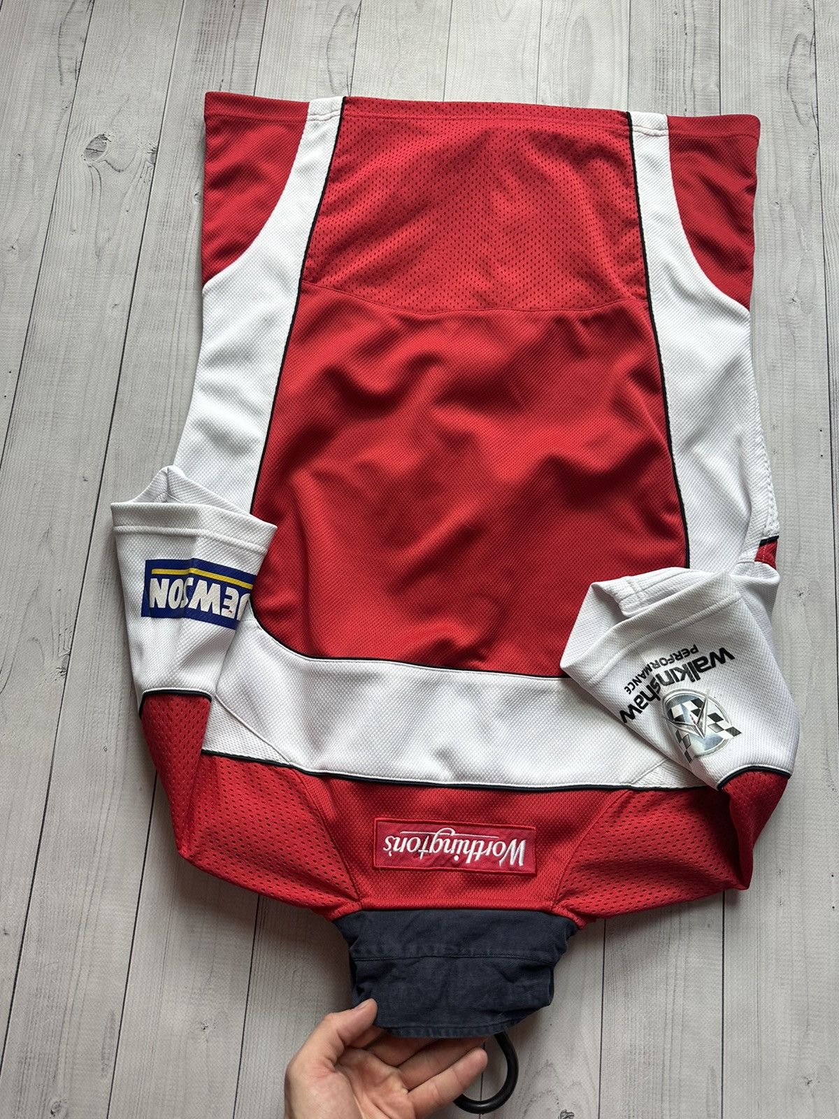 Vintage Vintage Rugby jersey Gloucester size S/M red Mitsubishi logo Size US S / EU 44-46 / 1 - 8 Thumbnail