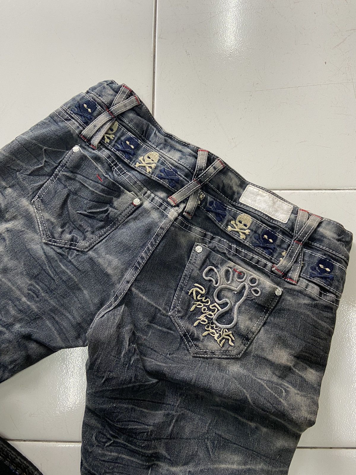 If Six Was Nine HEDF JEANS FLARE STYLE JEANS Size 30" / US 8 / IT 44 - 5 Thumbnail