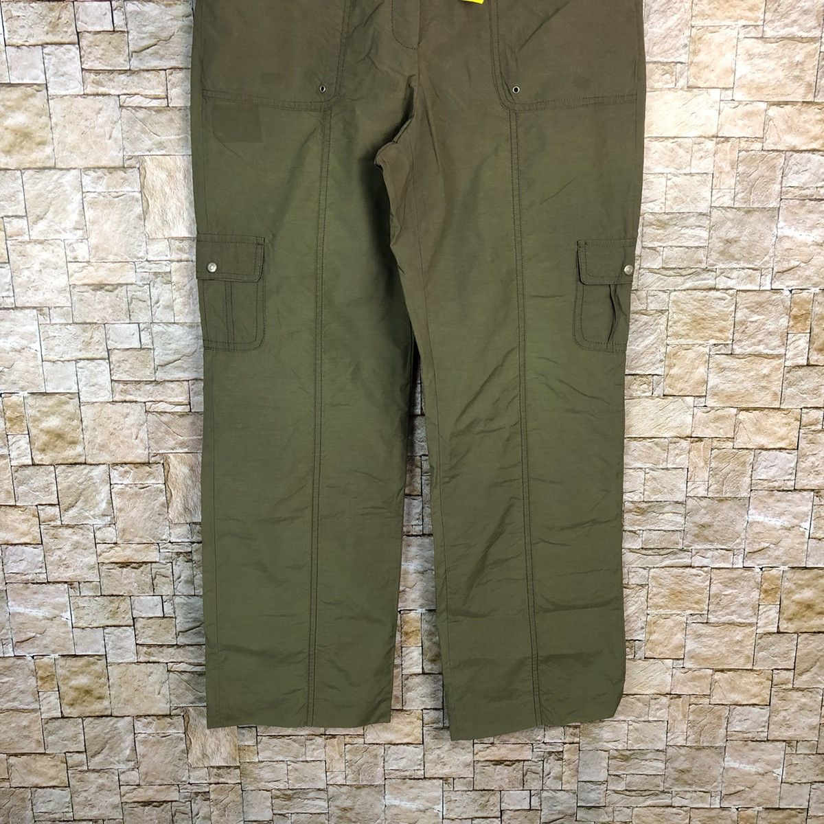 Japanese Brand All Ror You Green Cargo Multipocket Pants #A604 Size 28" / US 6 / IT 42 - 3 Thumbnail