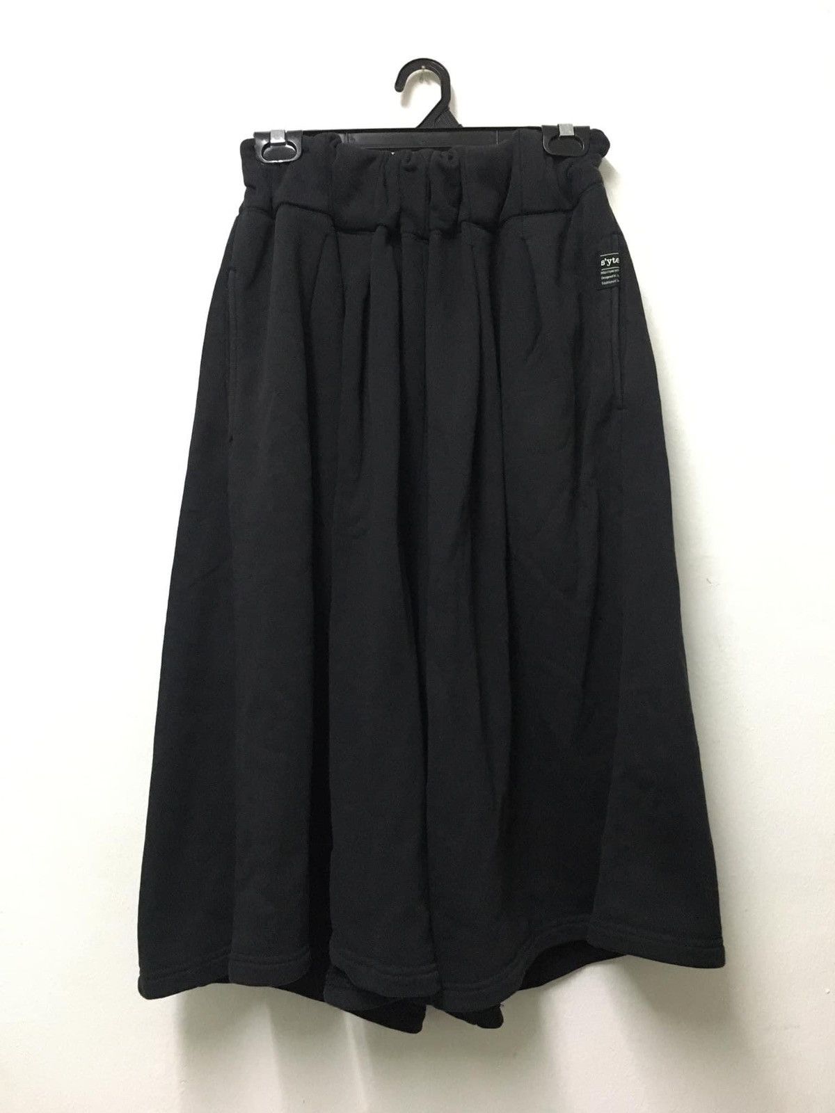 S’yte Yohji Yamamoto Long Skirt BUTTERFLY-PRINT DUNGAREE TWILL ASYMMETRIC LONG SKIRT – THE