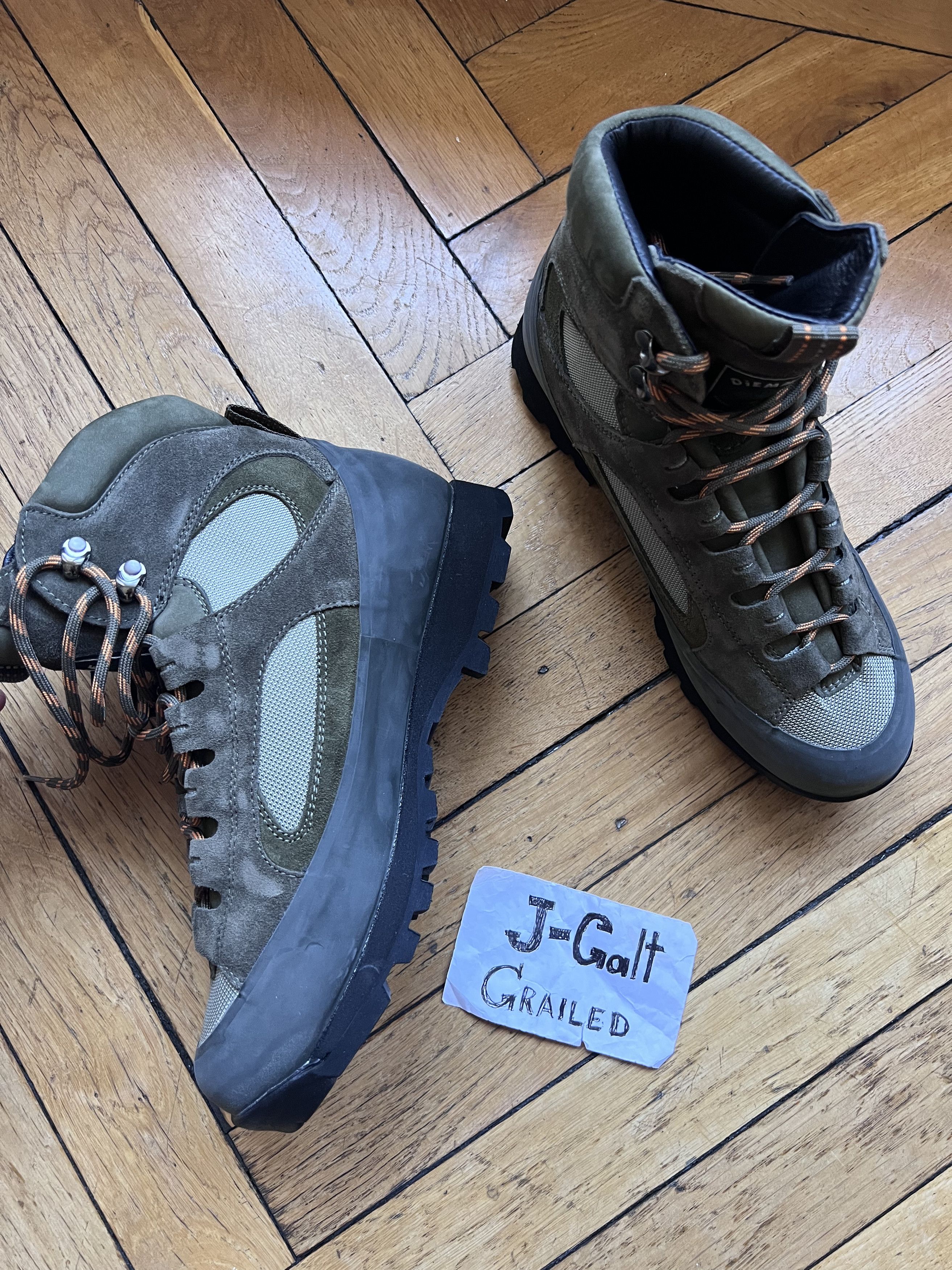 Diemme Hand made in Italy Diemme Hiking Sneaker Boot / Vibram Size US 9 / EU 42 - 3 Thumbnail