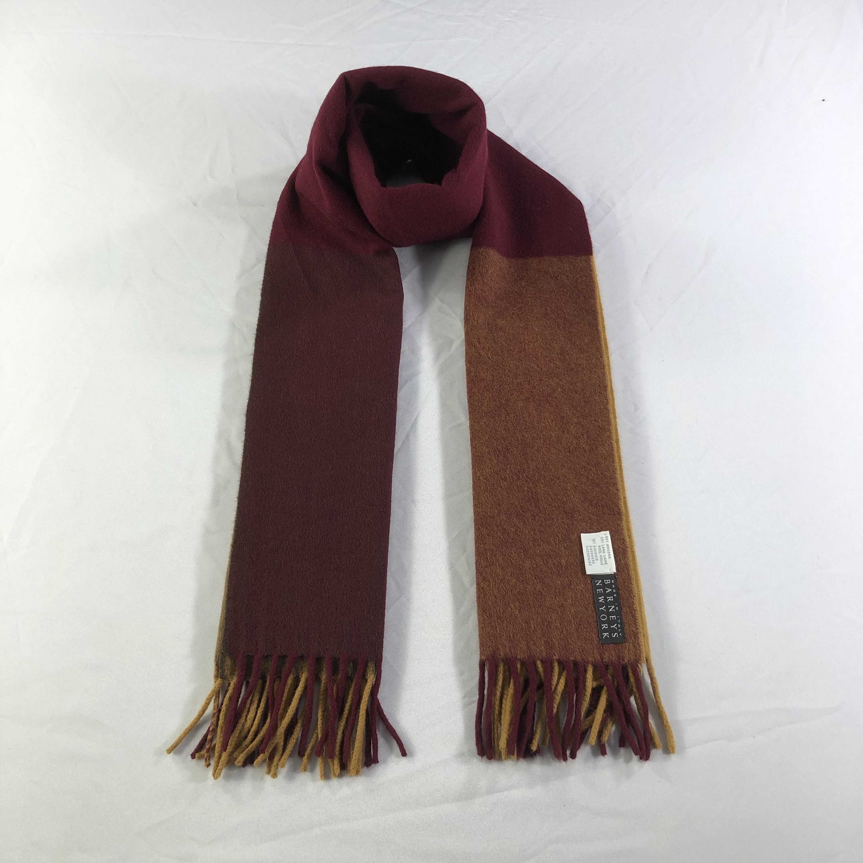 Barneys New York Barneys New York Angora/Cashmere Scarf Muffler V1505 Size ONE SIZE - 1 Thumbnail