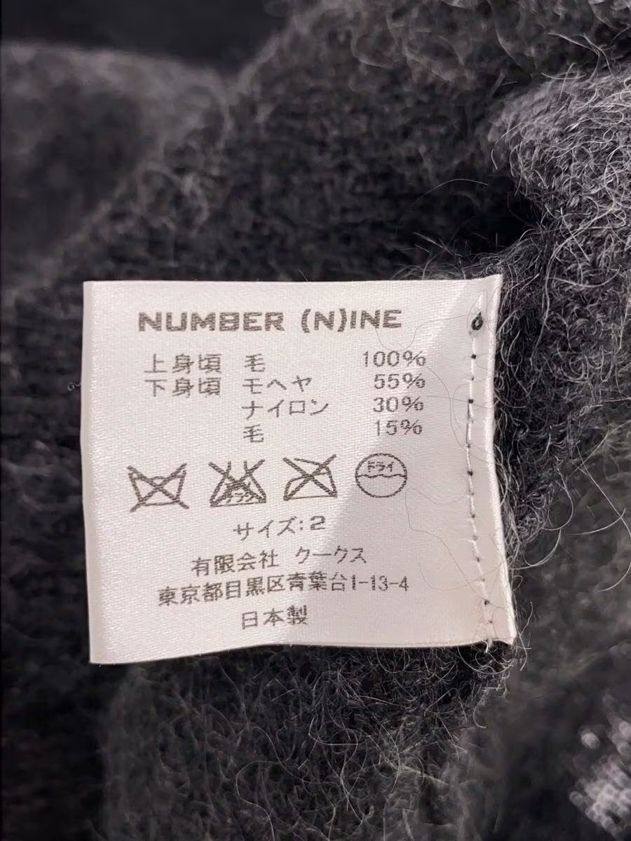 Number (N)ine SS00 Split Mohair Wool Knit Sweater Size US M / EU 48-50 / 2 - 6 Thumbnail