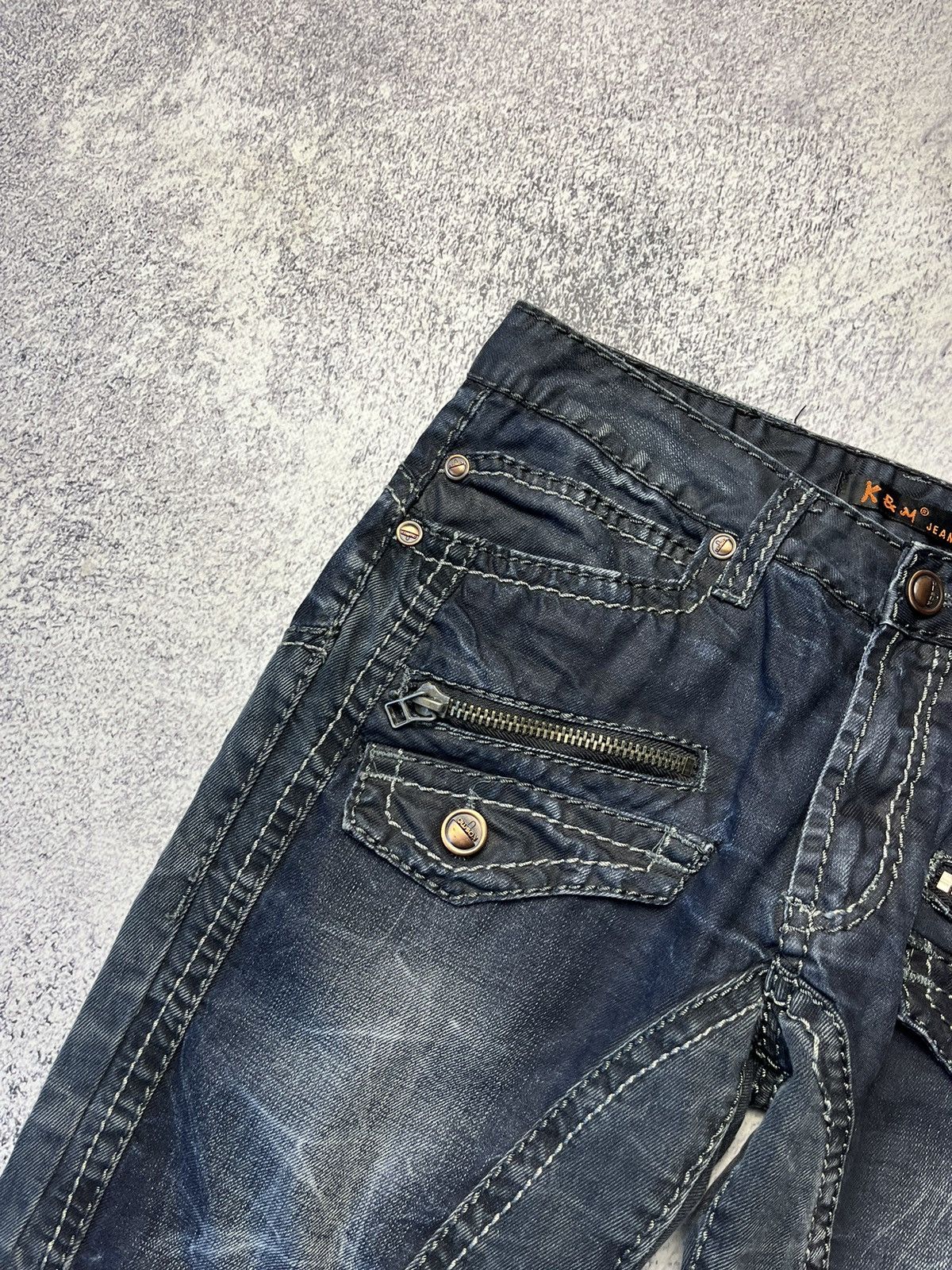 Japanese Brand 0Os VINTAGE Avant Garde Japanese Style Baggy Pants Y2K Size US 32 / EU 48 - 3 Thumbnail