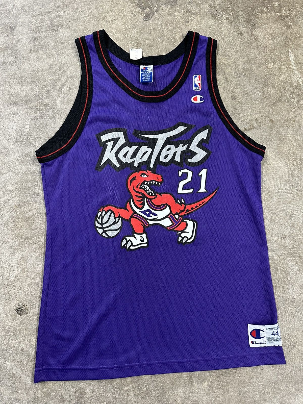 Champion Vintage 90s Champion Camby Toronto Raptors NBA Jersey NWT Size US L / EU 52-54 / 3 - 3 Thumbnail