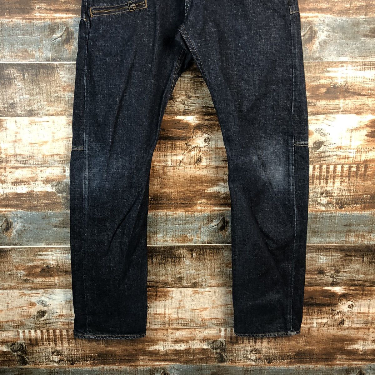 Japanese Brand DL Dani Nate double waist Black Denim Pants #C614 Size US 29 - 3 Thumbnail