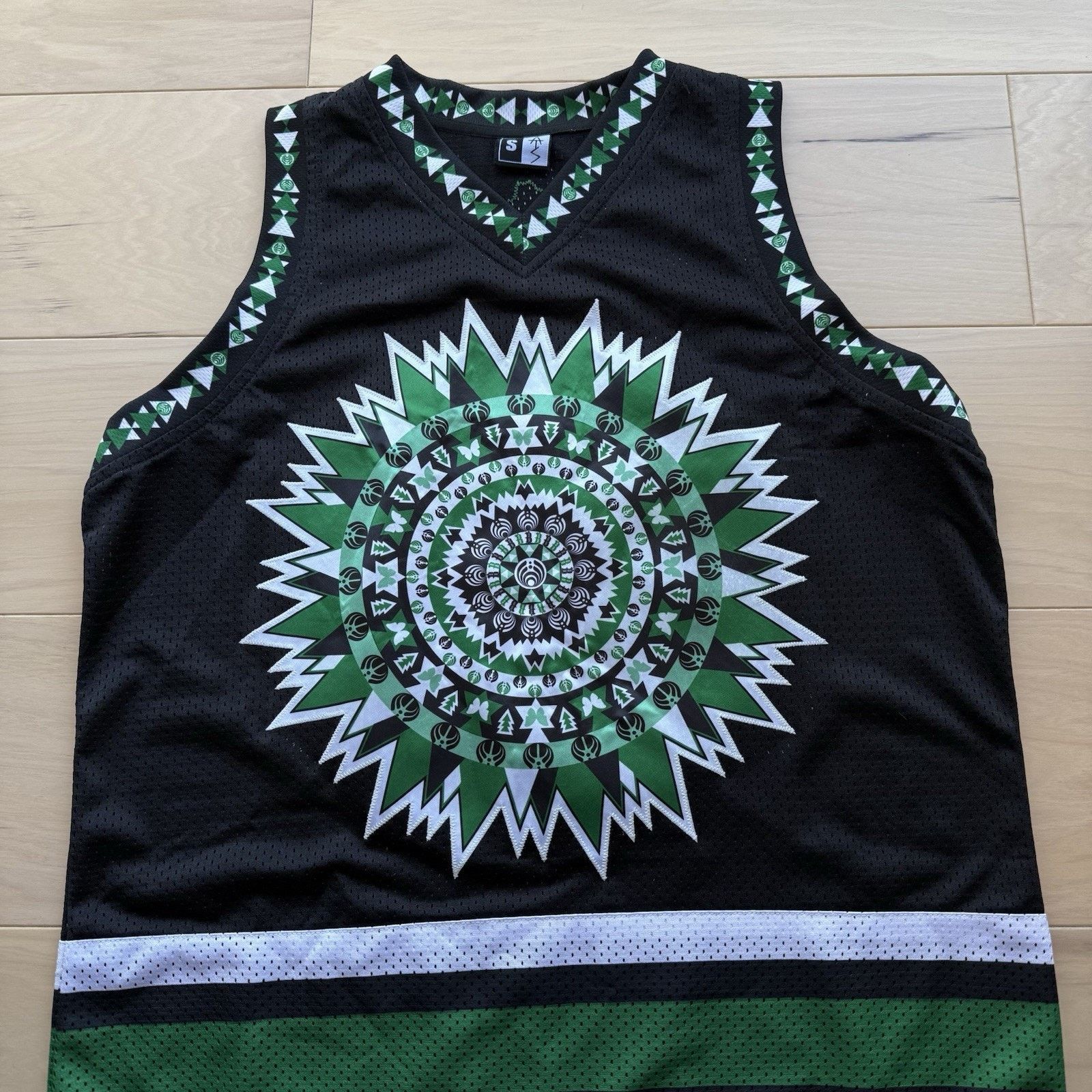 Other Above The Sky Basketball Jersey Small Black Green Sleeveless Size US S / EU 44-46 / 1 - 3 Thumbnail