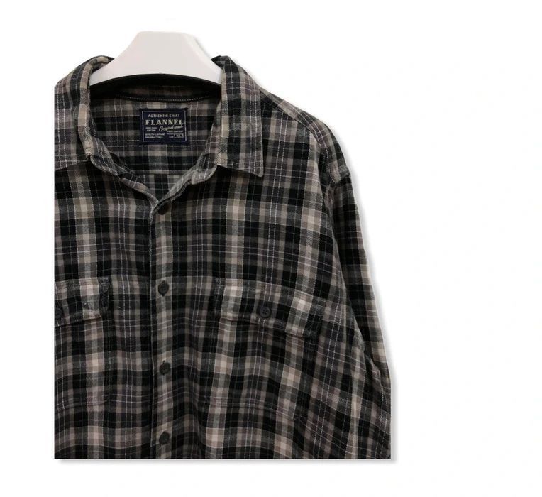 Japanese Brand Japanese Brand Uniqlo Plaid Tartan Flannel Shirt 👕 Size US XL / EU 56 / 4 - 2 Thumbnail