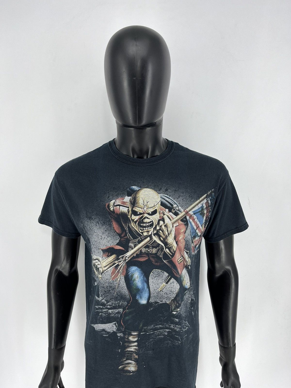 Band Tees Faded Iron Maiden The Trooper Heavy Metal Band Tee Size M Size US M / EU 48-50 / 2 - 5 Thumbnail