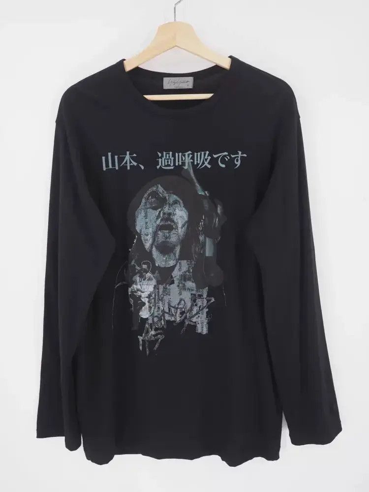【yohji yamamoto】Embroidery Long Sleeve T-shirt Long Sleeve T-shirt – THE SHOP YOHJI YAMAMOTO