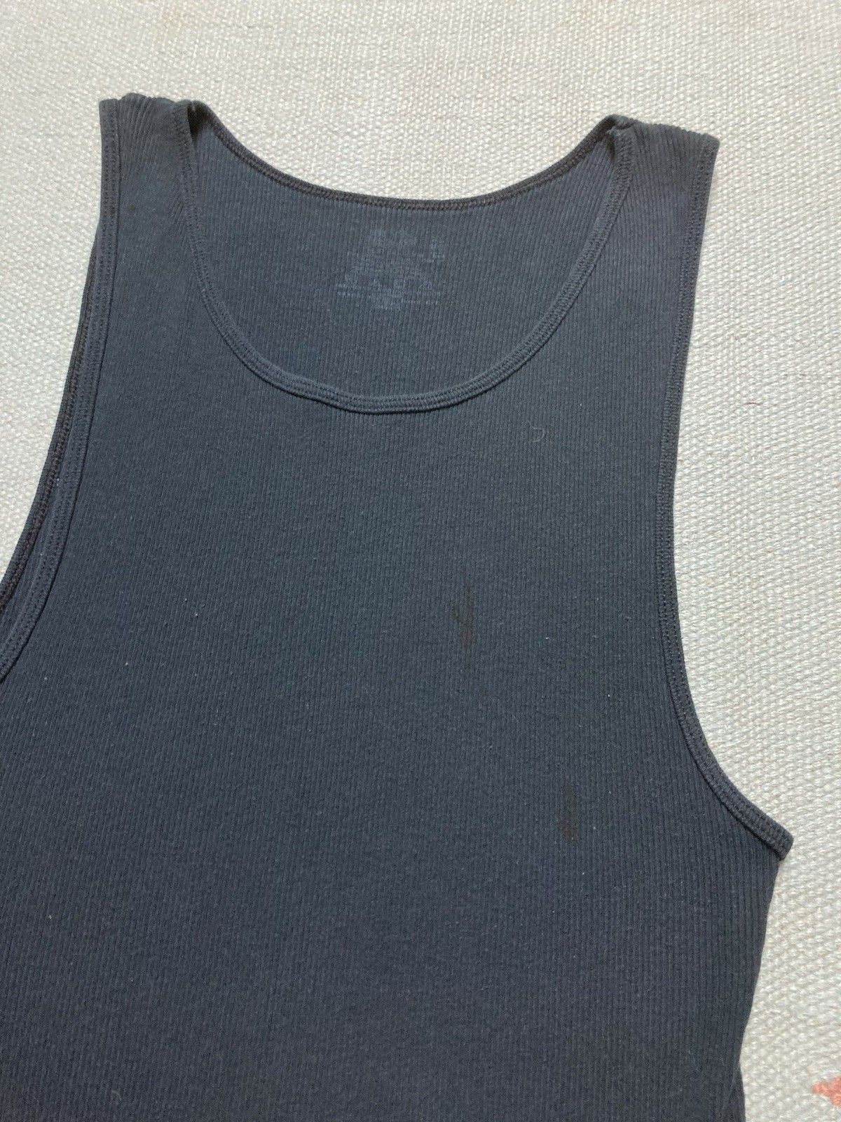 Fruit Of The Loom Fruit loom ribbed tank top beater shirt goth soft cotton XL Size US XL / EU 56 / 4 - 2 Thumbnail