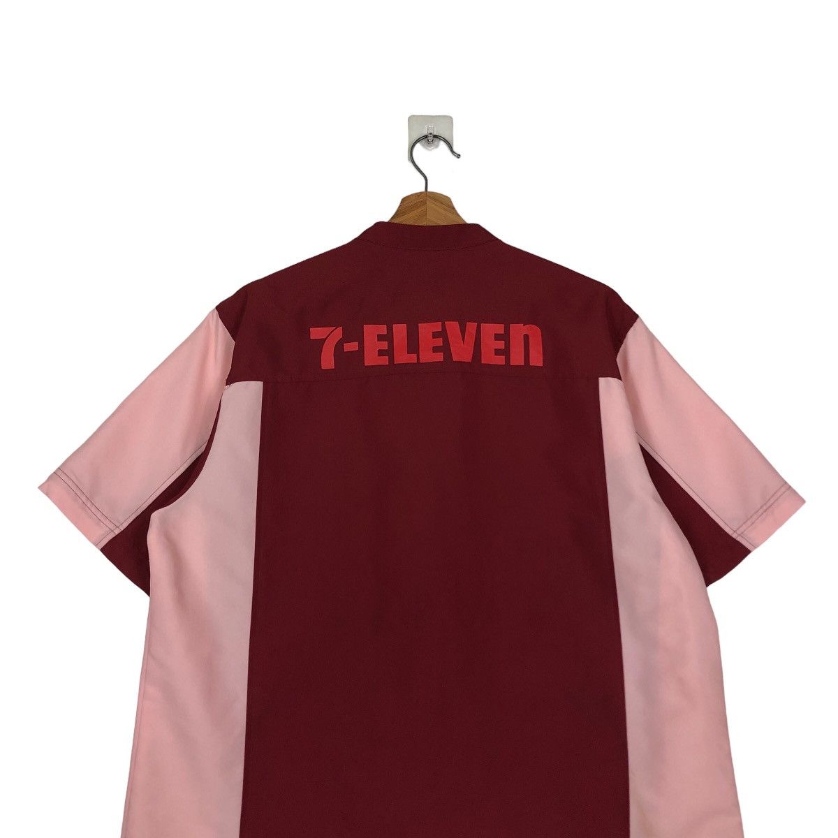 Japanese Brand 🔥Vintage Work Jacket 7-Eleven Big Logo Spell Out Size US L / EU 52-54 / 3 - 9 Thumbnail