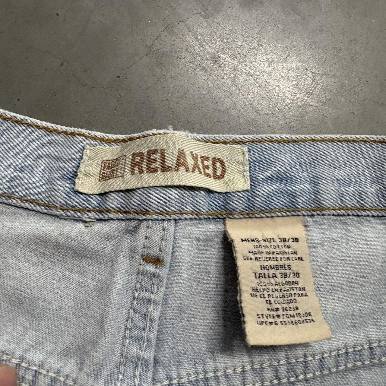Vintage Crazy Vintage Y2K 2000s Baggy Skater Style Wideleg Relaxed Light Wash Denim Jeans! Size US 36 / EU 52 - 6 Thumbnail