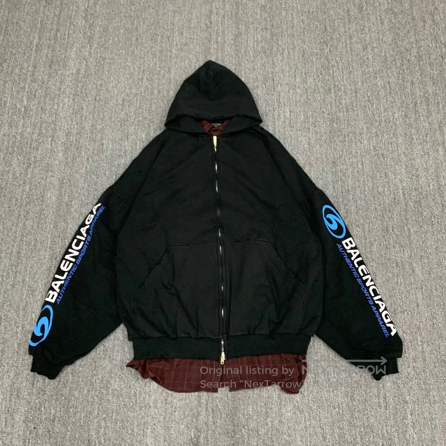 Balenciaga black surf-style zip jacket by Balenciaga. Size US M / EU 48-50 / 2 - 1 Thumbnail
