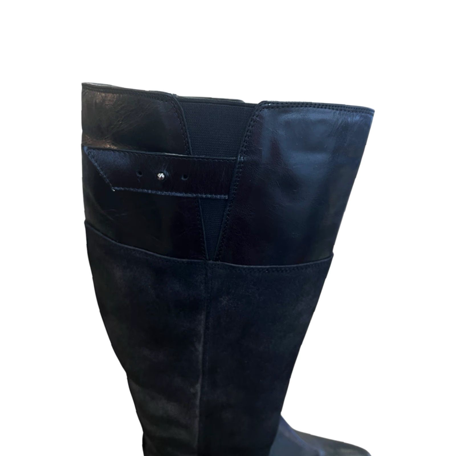 Talbots San Jacinto Company Womens Boots Flat Tall Leather Black Riding Boot Size 10.5 M Size US 11 / IT 41 - 7 Thumbnail