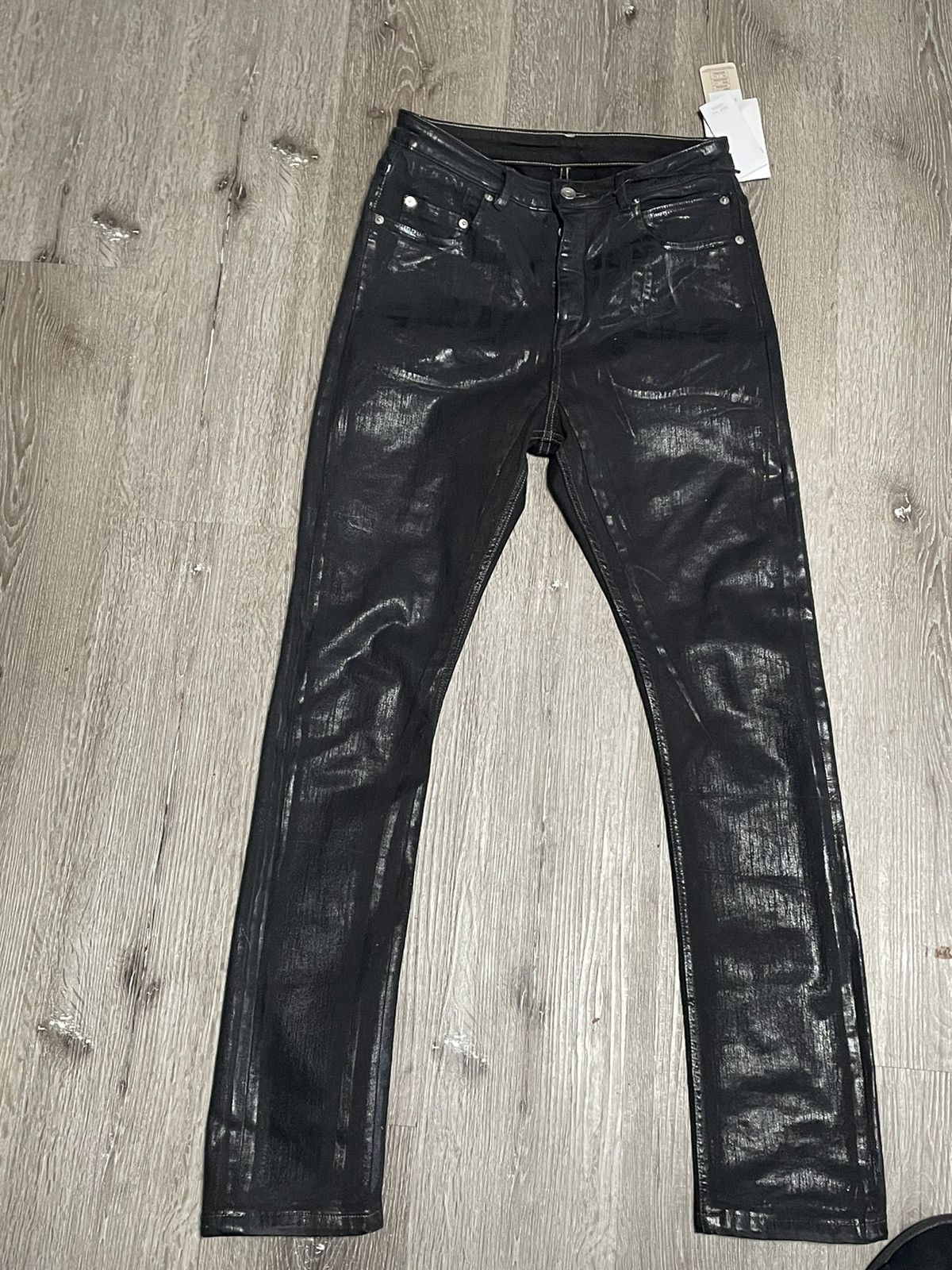 Rick Owens Drkshdw Rick Owens DRKSHDW Detroit Wax Denim Jeans Size US 30 / EU 46 - 1 Thumbnail