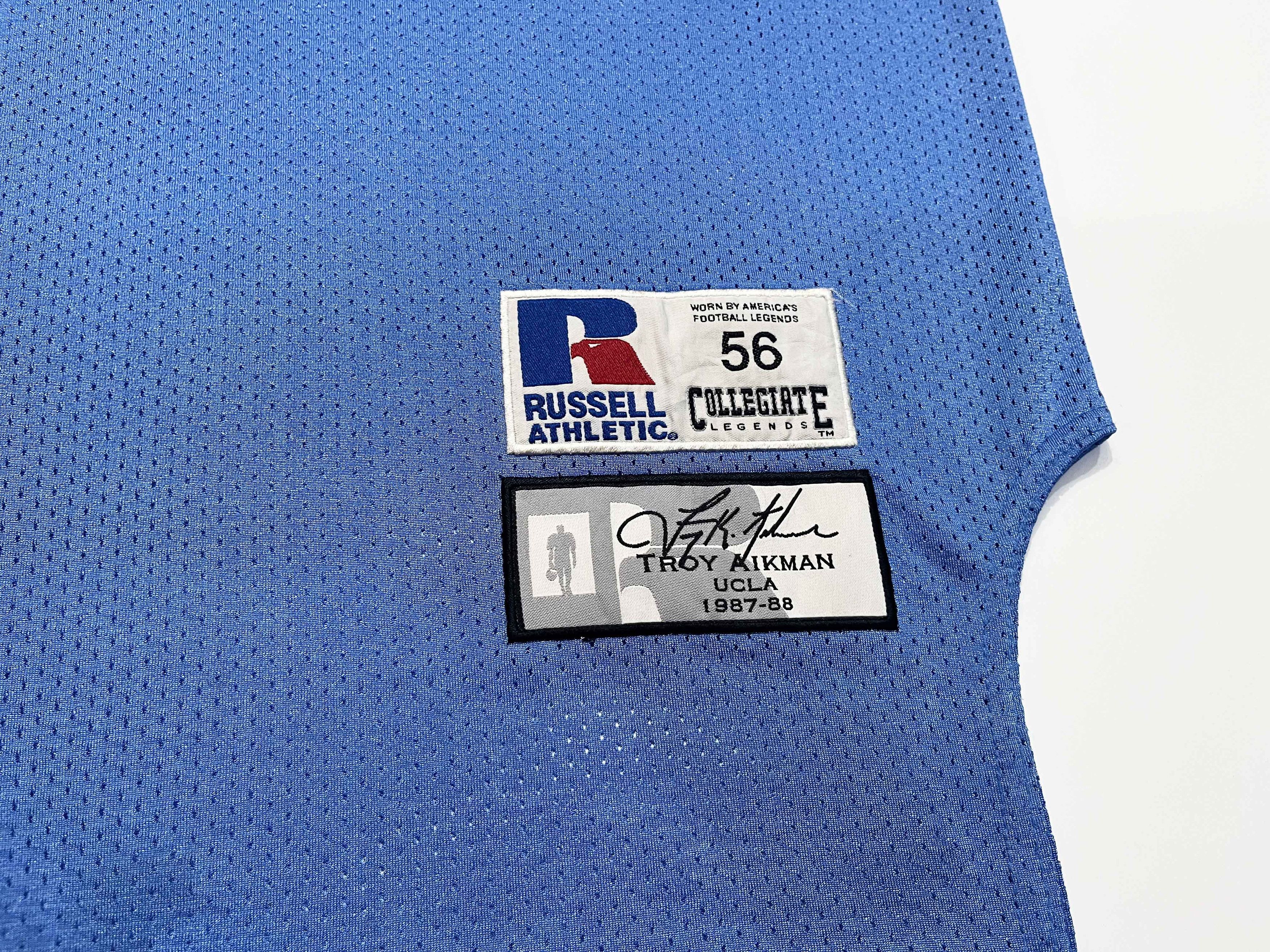 Russell Athletic Russell Collegiate UCLA Bruins TROY AIKMAN #8 Jersey Size US XL / EU 56 / 4 - 4 Thumbnail