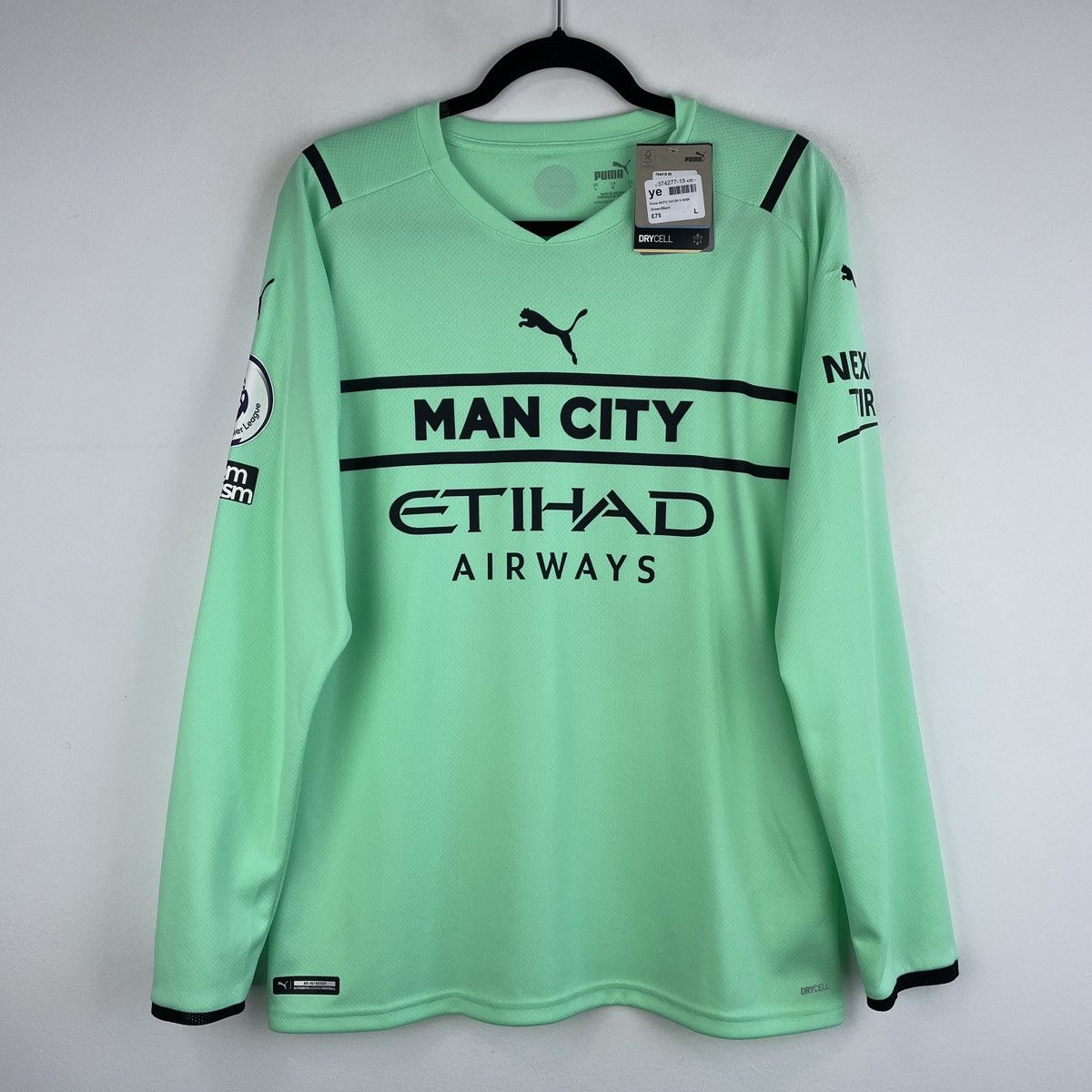 Puma Manchester City Ederson Goalkeeper Jersey Nike 2021/2022 Size US L / EU 52-54 / 3 - 2 Thumbnail