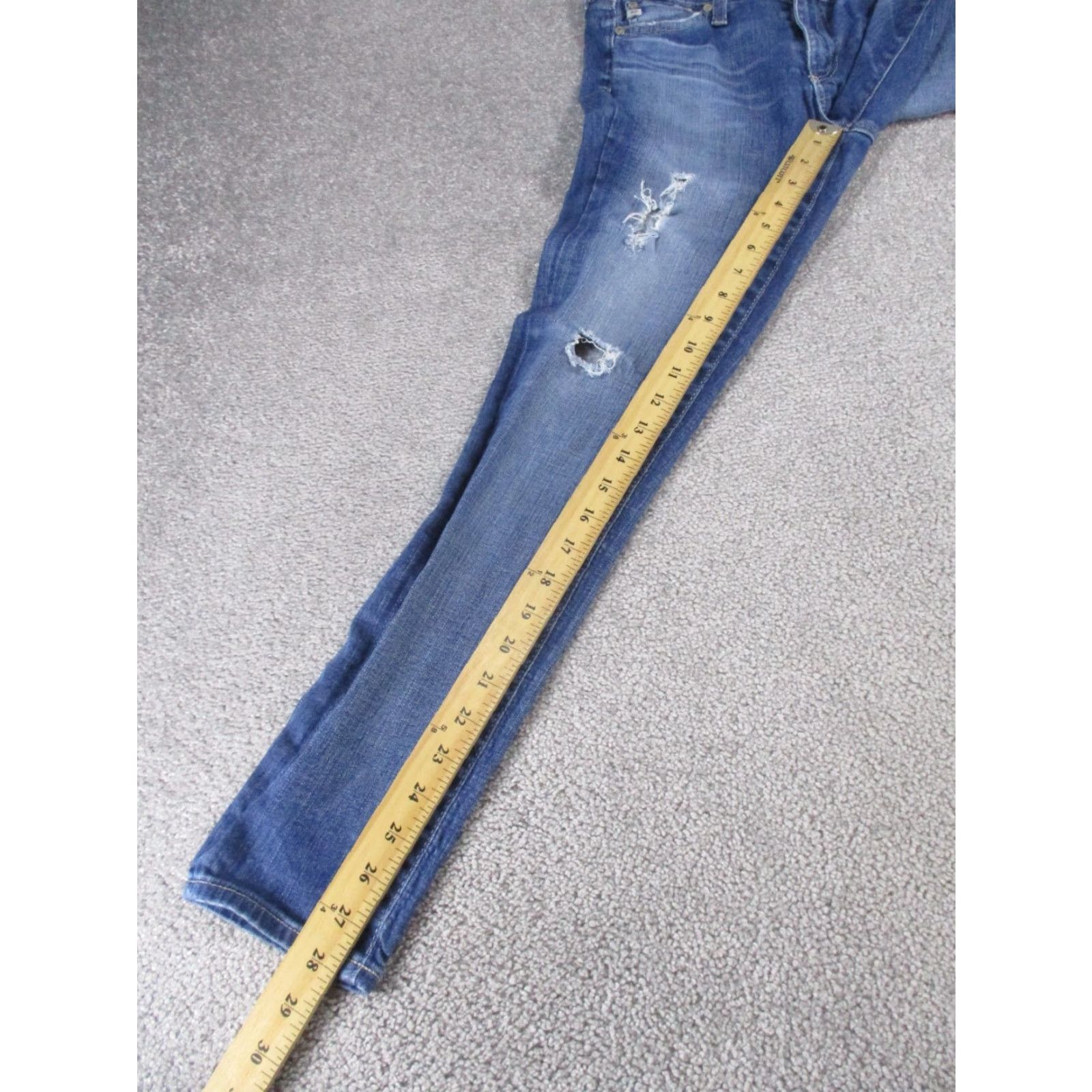 AG Jeans AG Jeans Womens 27 The Legging Ankle Medium Wash Denim Skinny Size 27" / US 4 / IT 40 - 5 Thumbnail