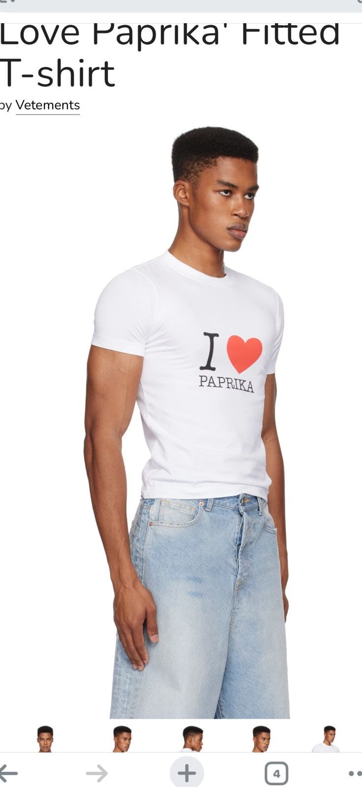 Vetements Vetements mens t shirt XS. Size US XS / EU 42 / 0 - 1 Thumbnail