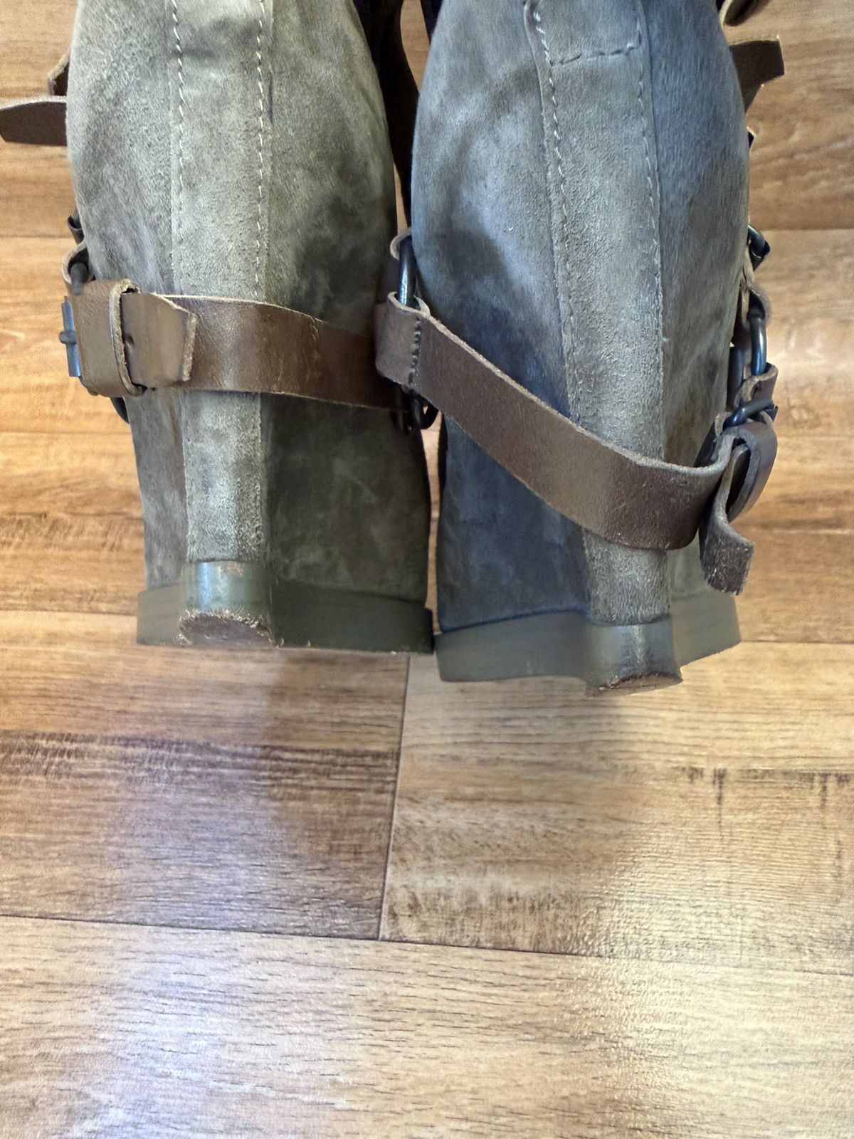 A.F. Vandevorst A.F.VANDEVORST Strapped Leather Fetish Boots Size US 8 / IT 38 - 13 Thumbnail