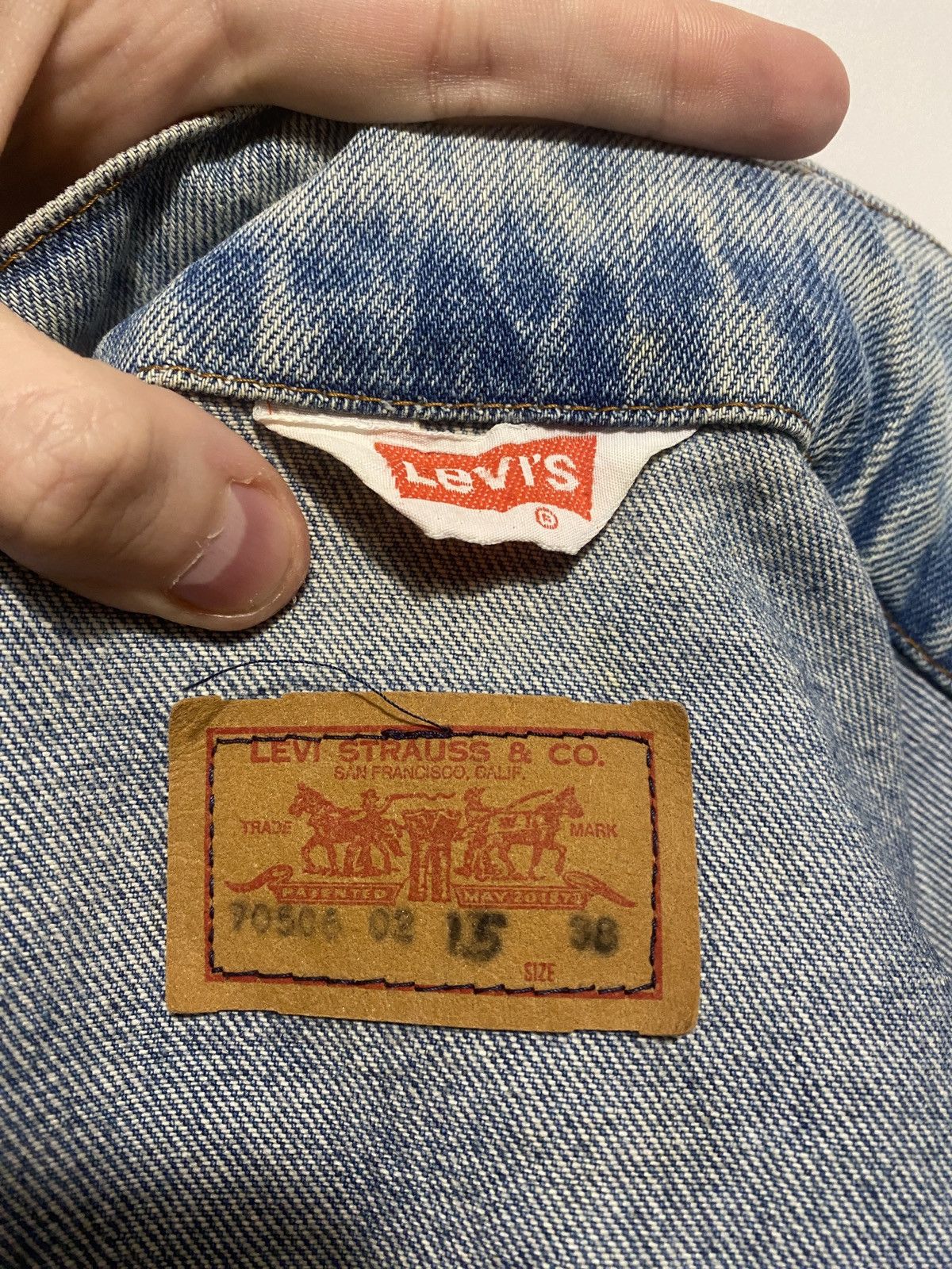 Levi's Vintage Clothing Levi's Vintage Trucker Jacket 70506 Made in France 80s Size US M / EU 48-50 / 2 - 2 Thumbnail