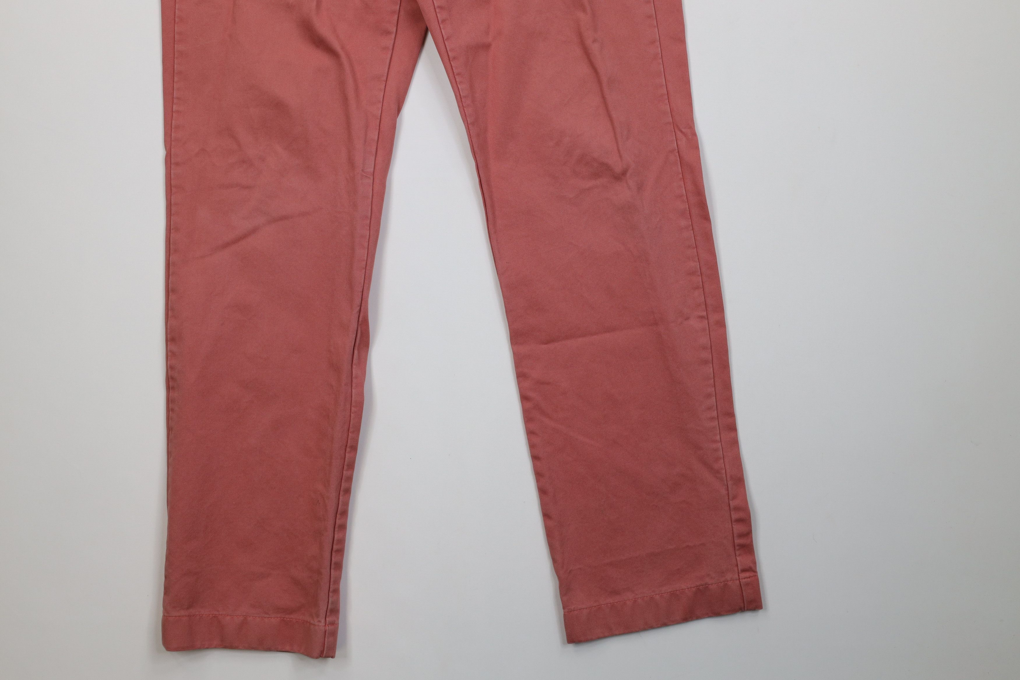 J.Crew J Crew Urban Slim Fit Stonewash Chino Pants Reddish Pink Size US 29 - 4 Thumbnail