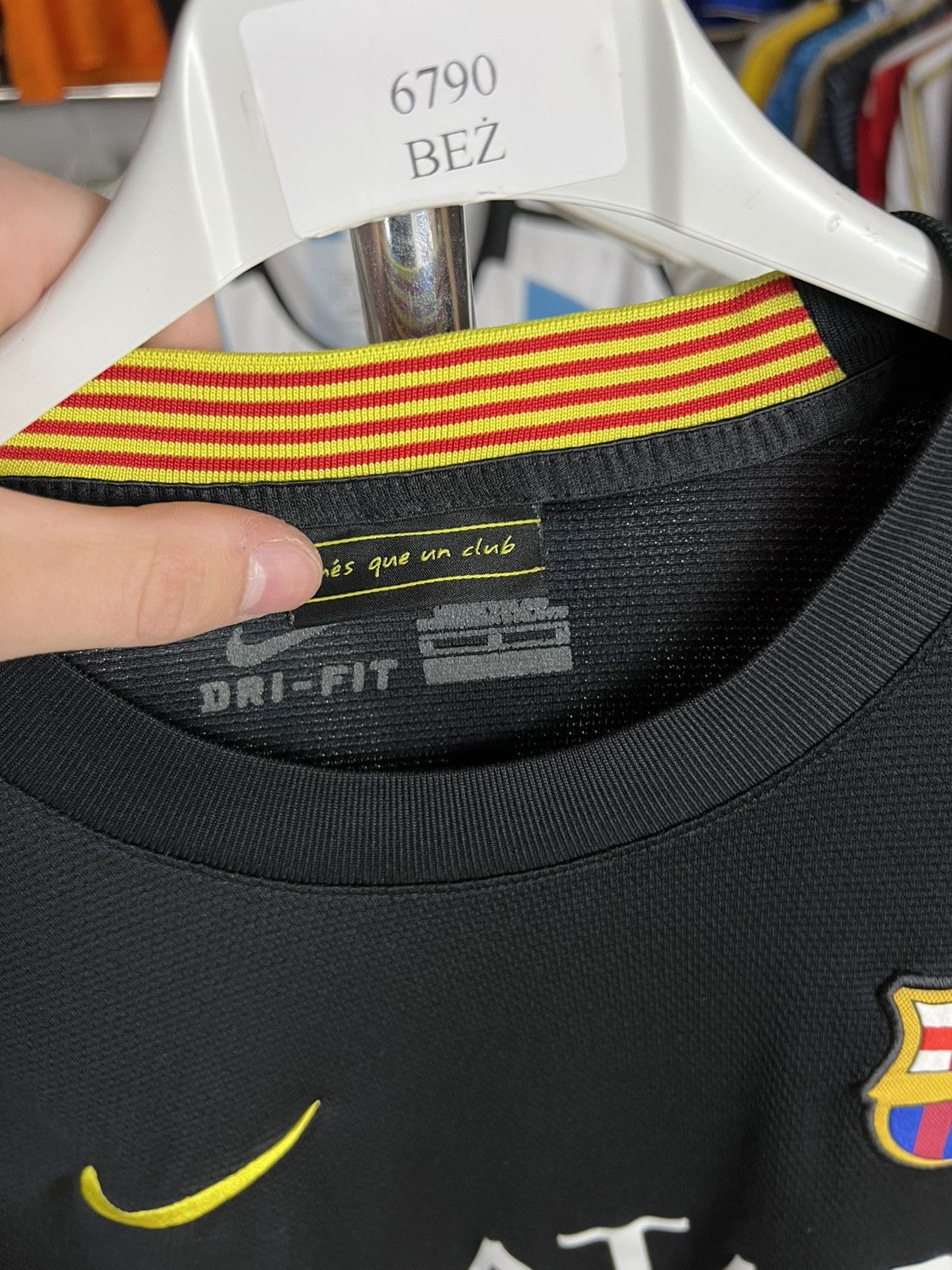 Nike Soccer Jersey Nike Barcelona 2013/14 Black Kit Size US M / EU 48-50 / 2 - 7 Thumbnail