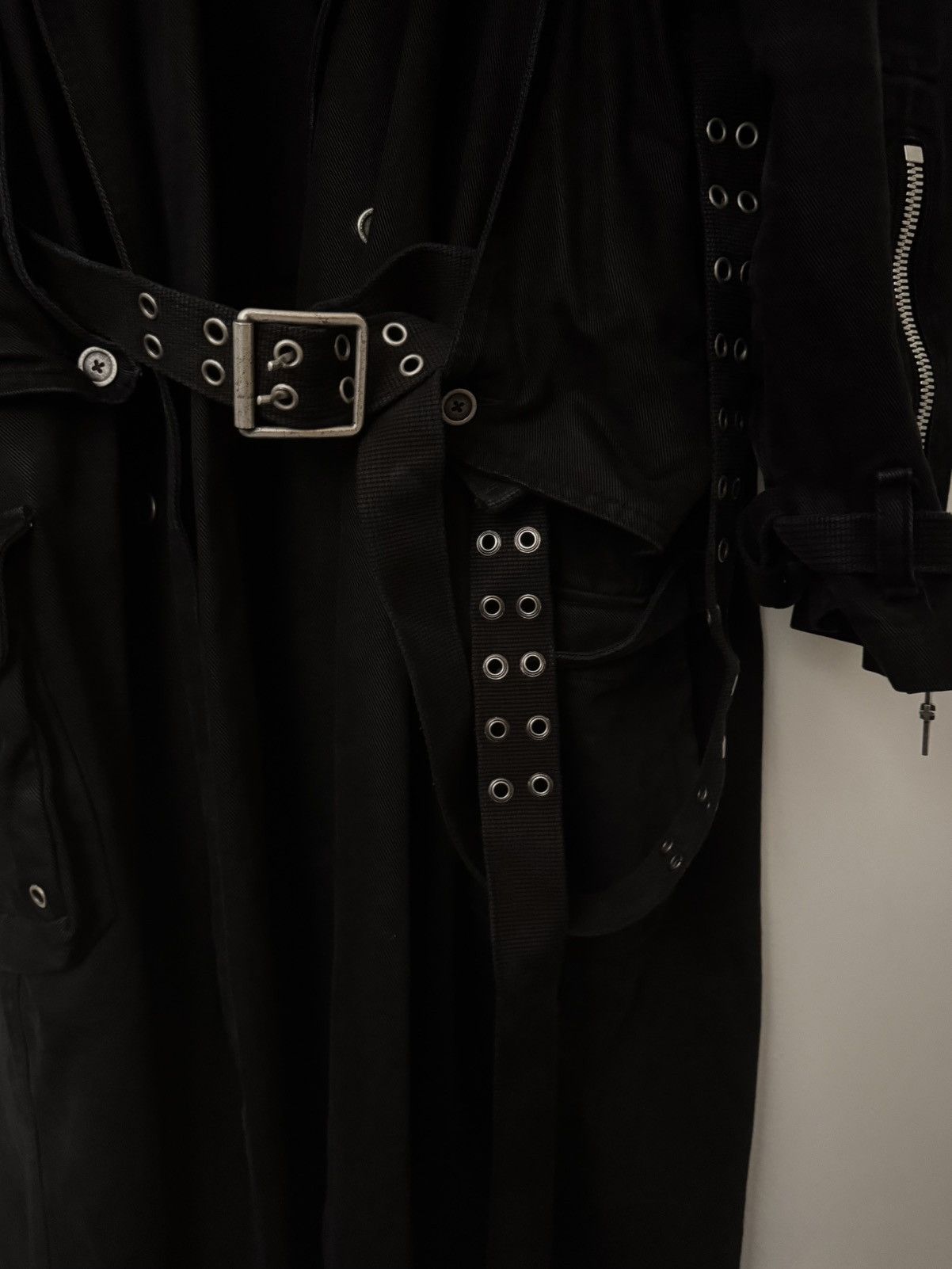 SHINE LUXURY Shine Luxury Studios Gomb Racer Kombat Trench Coat - L Size US L / EU 52-54 / 3 - 4 Thumbnail