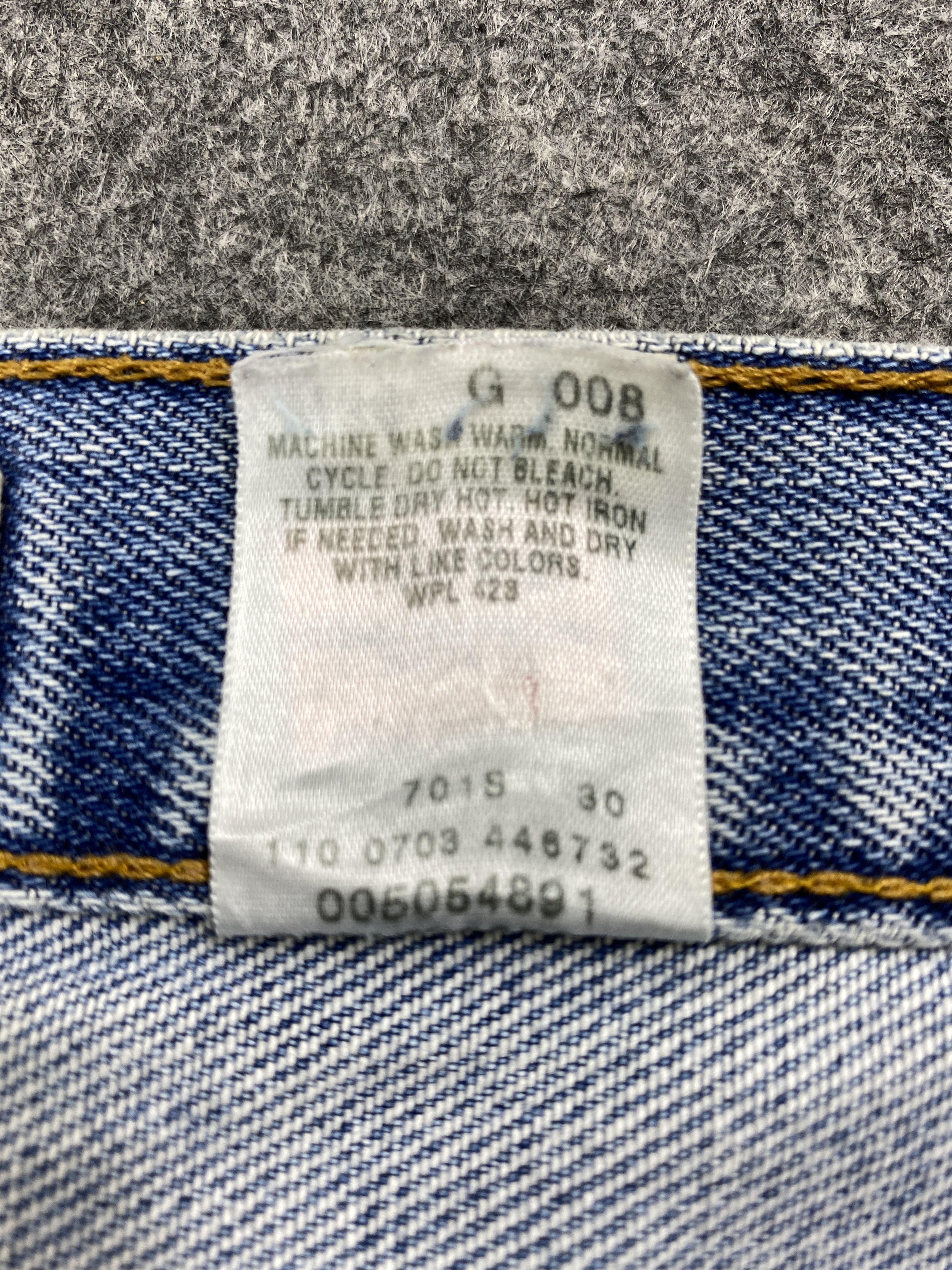 Levi's Blue Wash Vintage Levi's 505 Jeans 33x29 Denim -JN1275 Size US 33 - 9 Thumbnail