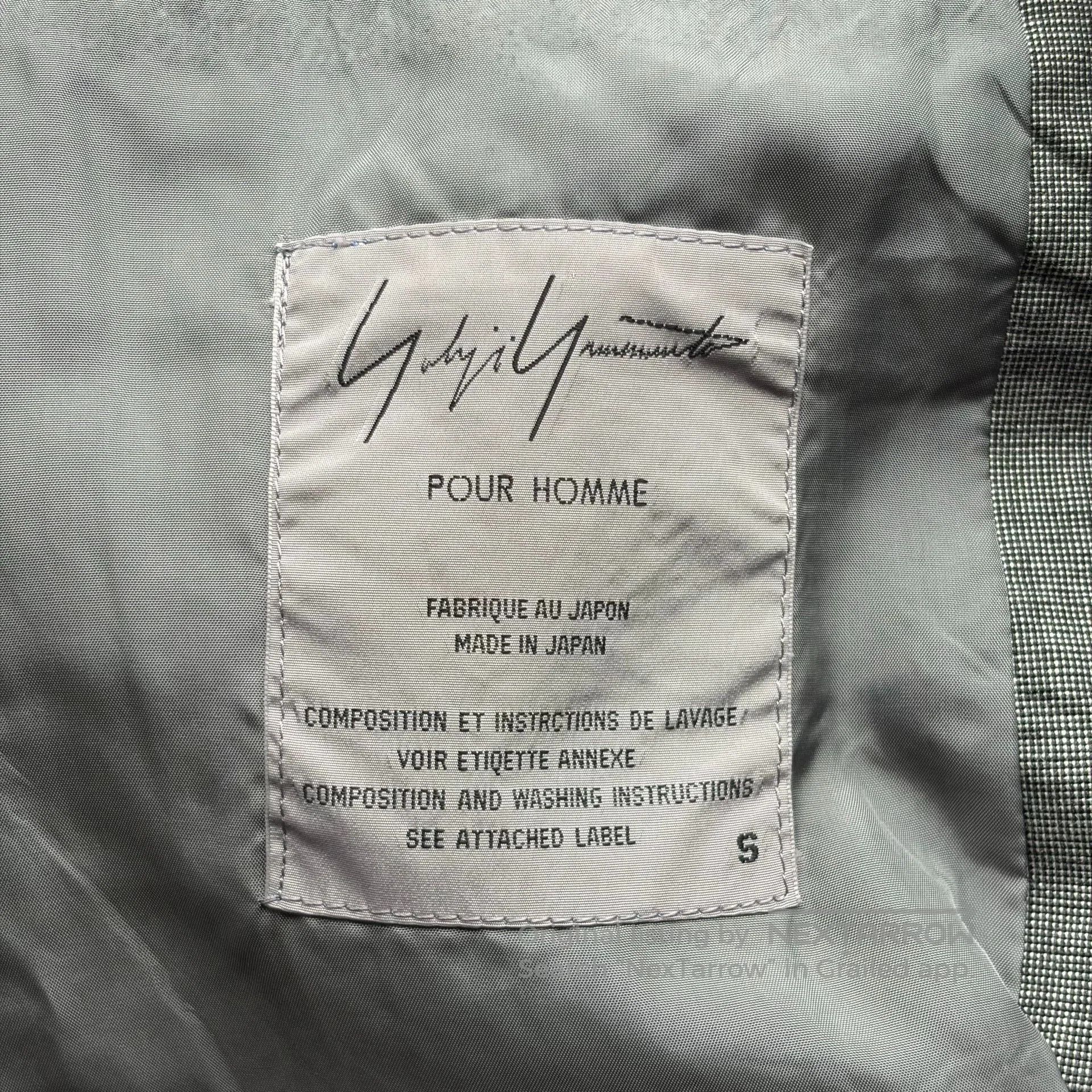 Yohji Yamamoto Yohji Yamamoto 92ss Gray Houndstooth Suit. Size US S / EU 44-46 / 1 - 6 Thumbnail