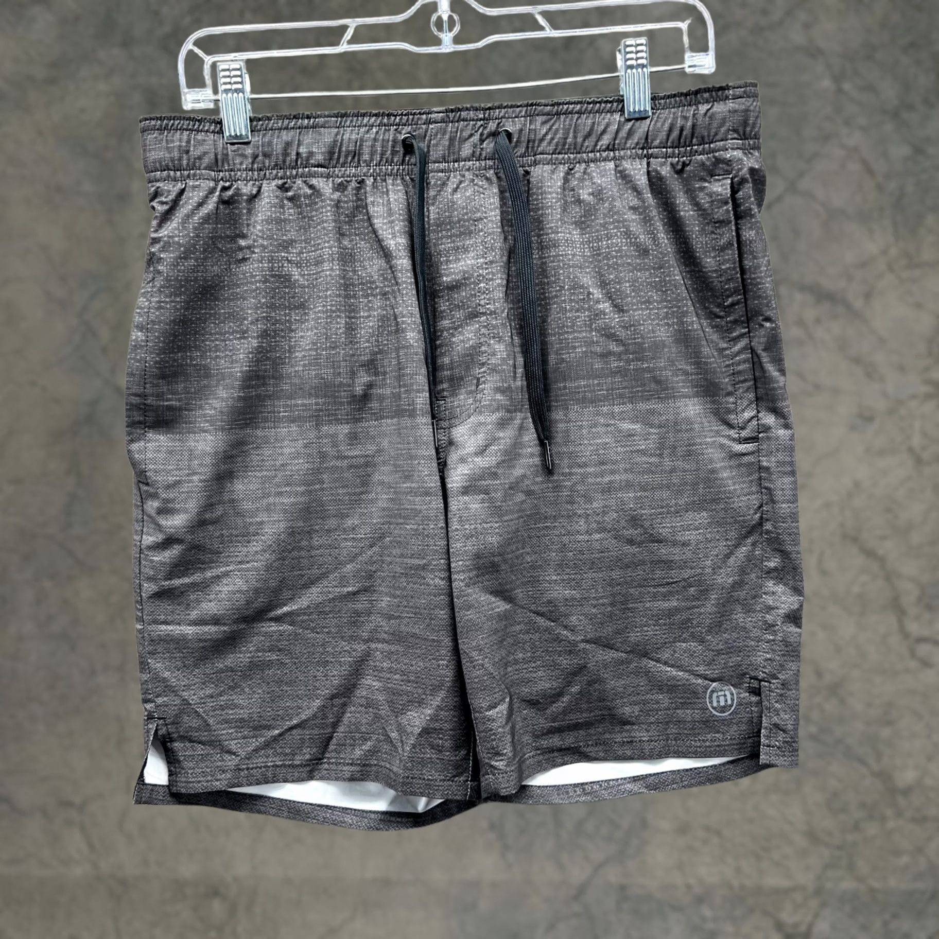 TravisMathew VINTAGE Travis Mathew Board Shorts Mens M Gray Polyester Drawstring Pockets Surfing Bottom Size US 31 - 1 Thumbnail