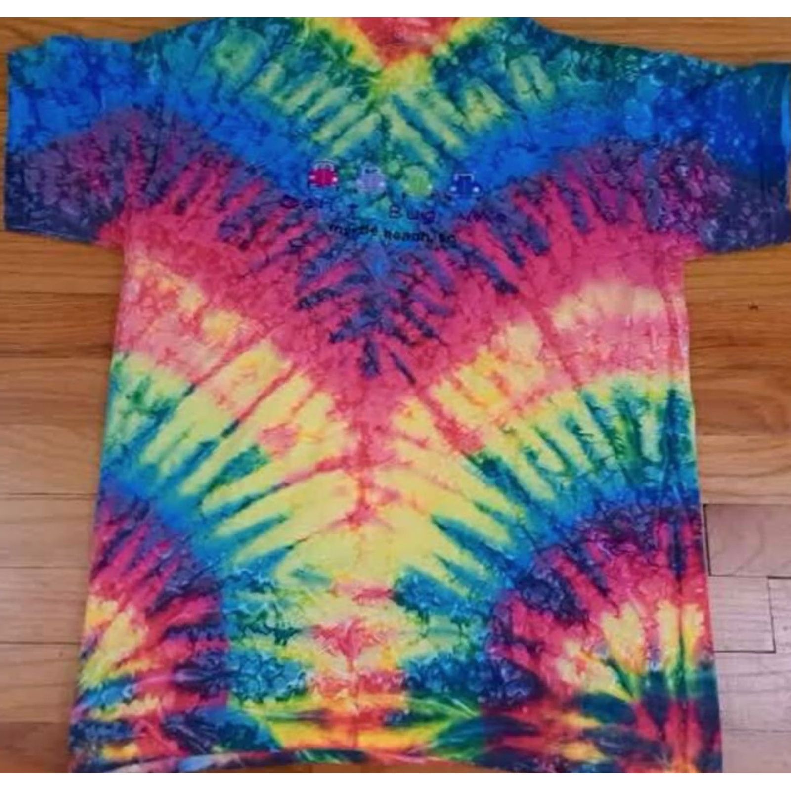 Vintage Rinato T-Shirt Medium Myrtle Beach Tie Dye USA Made Don't Bug Me Unisex Adults Size M / US 6-8 / IT 42-44 - 3 Thumbnail