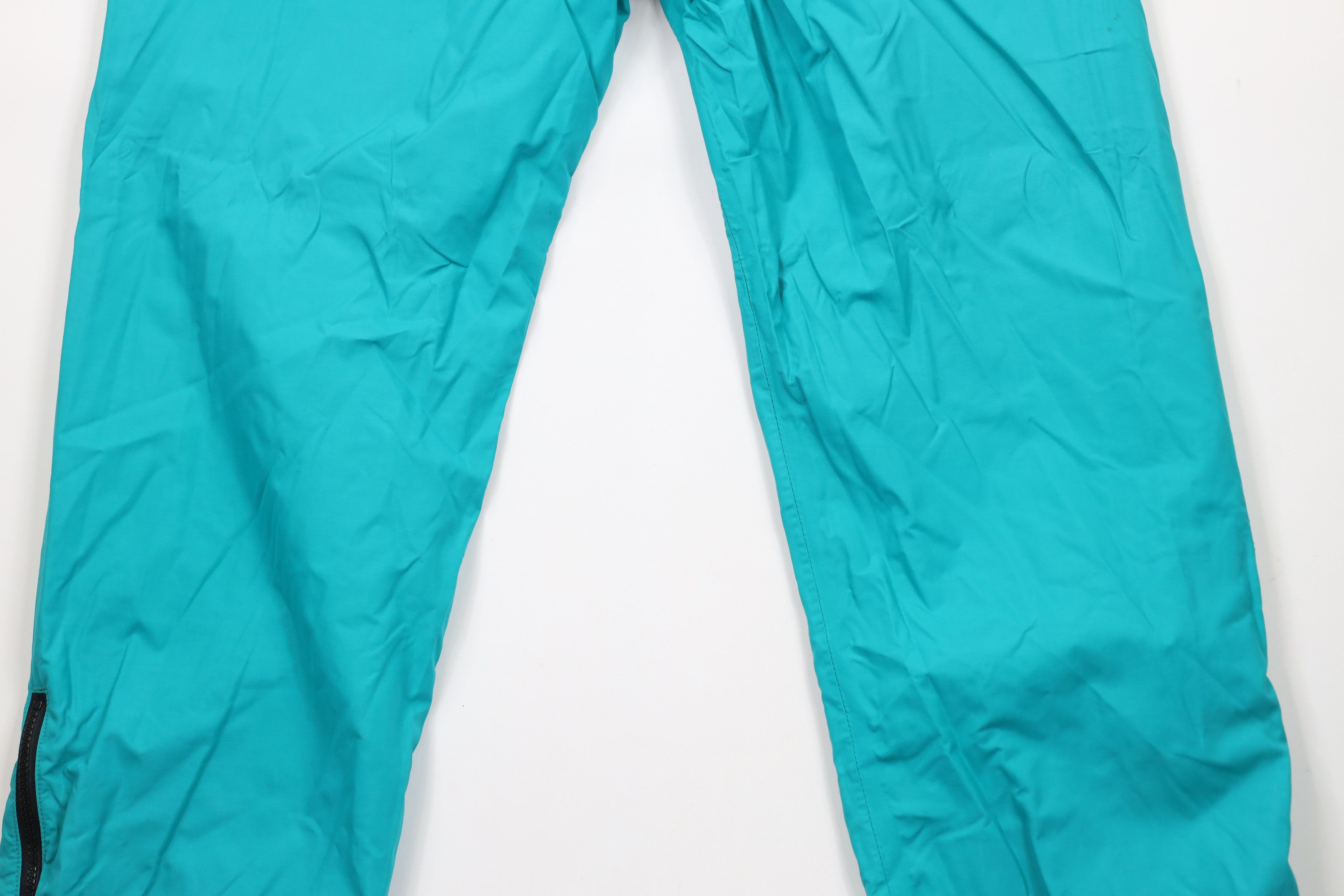 Eddie Bauer × Vintage Vintage 90s Eddie Bauer Waterproof Rain Jogger Pants Teal Size US 32 / EU 48 - 9 Thumbnail